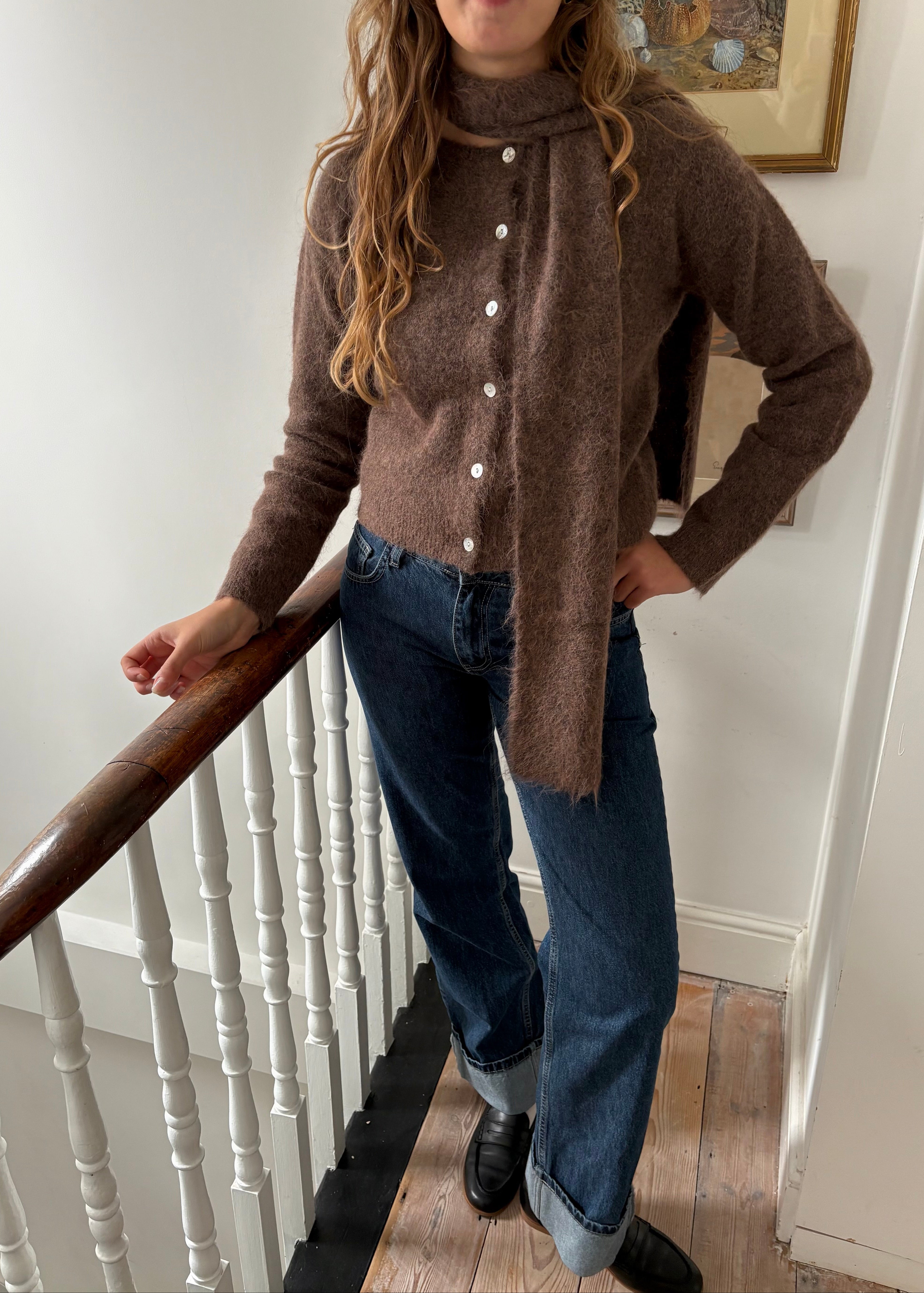 Evie Scarf - Brown