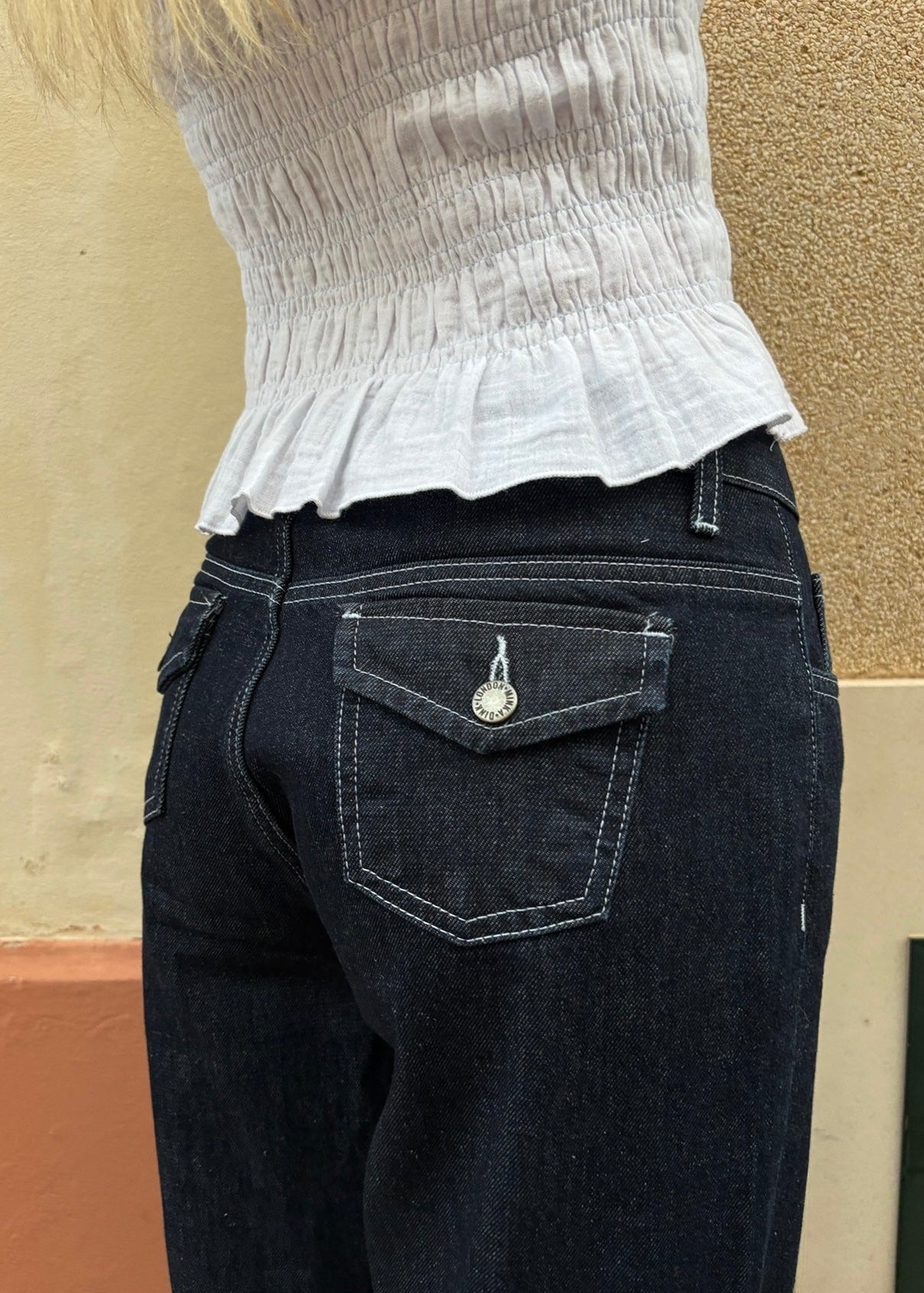 Nina Jeans - Indigo & White