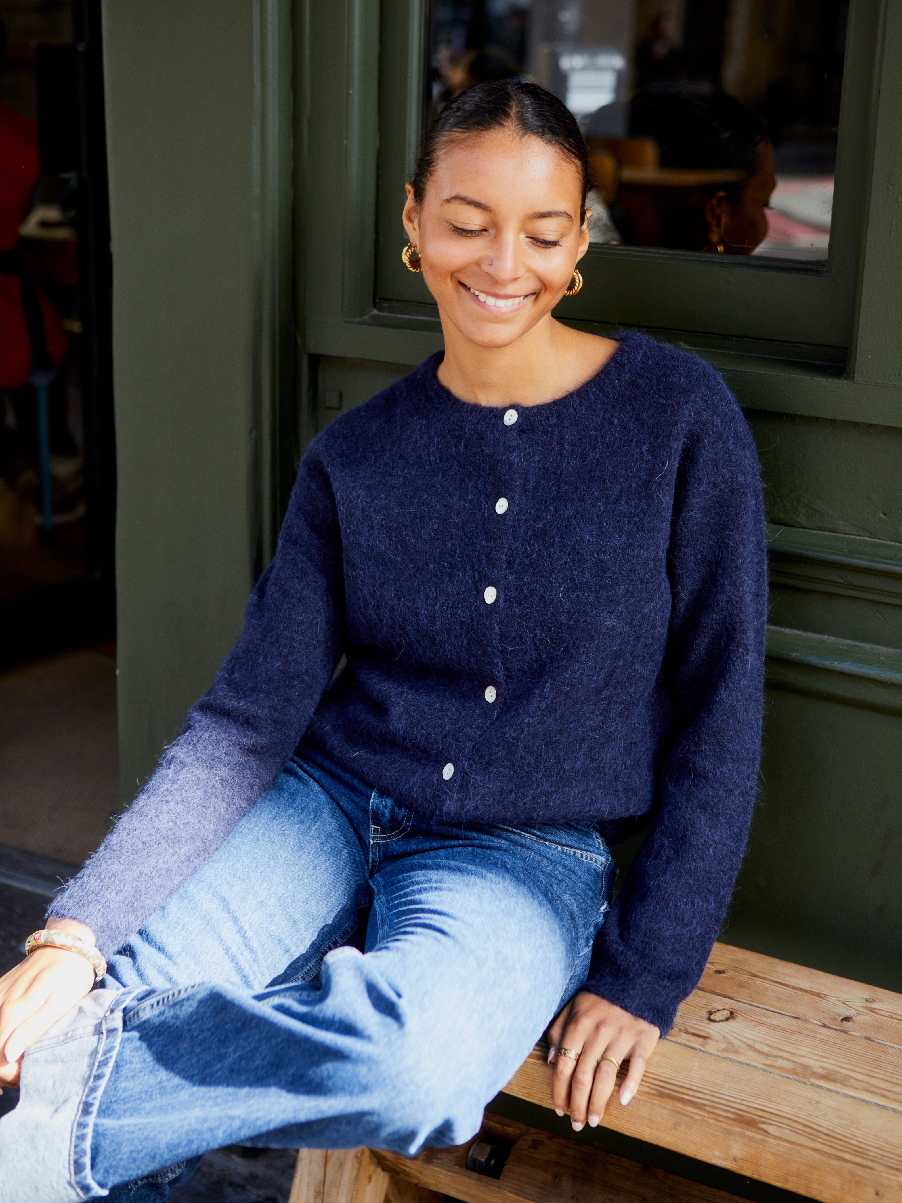 Elsa Cardigan - Navy