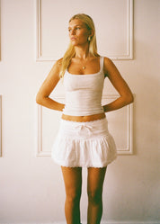 Mini Skirt - White