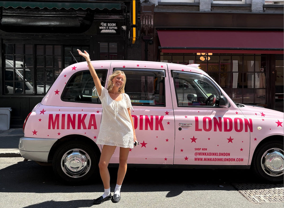 Minka Dink London Taxi Campaign