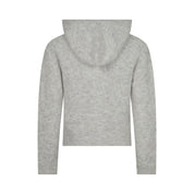 Dual Zip Hoodie - Light Grey