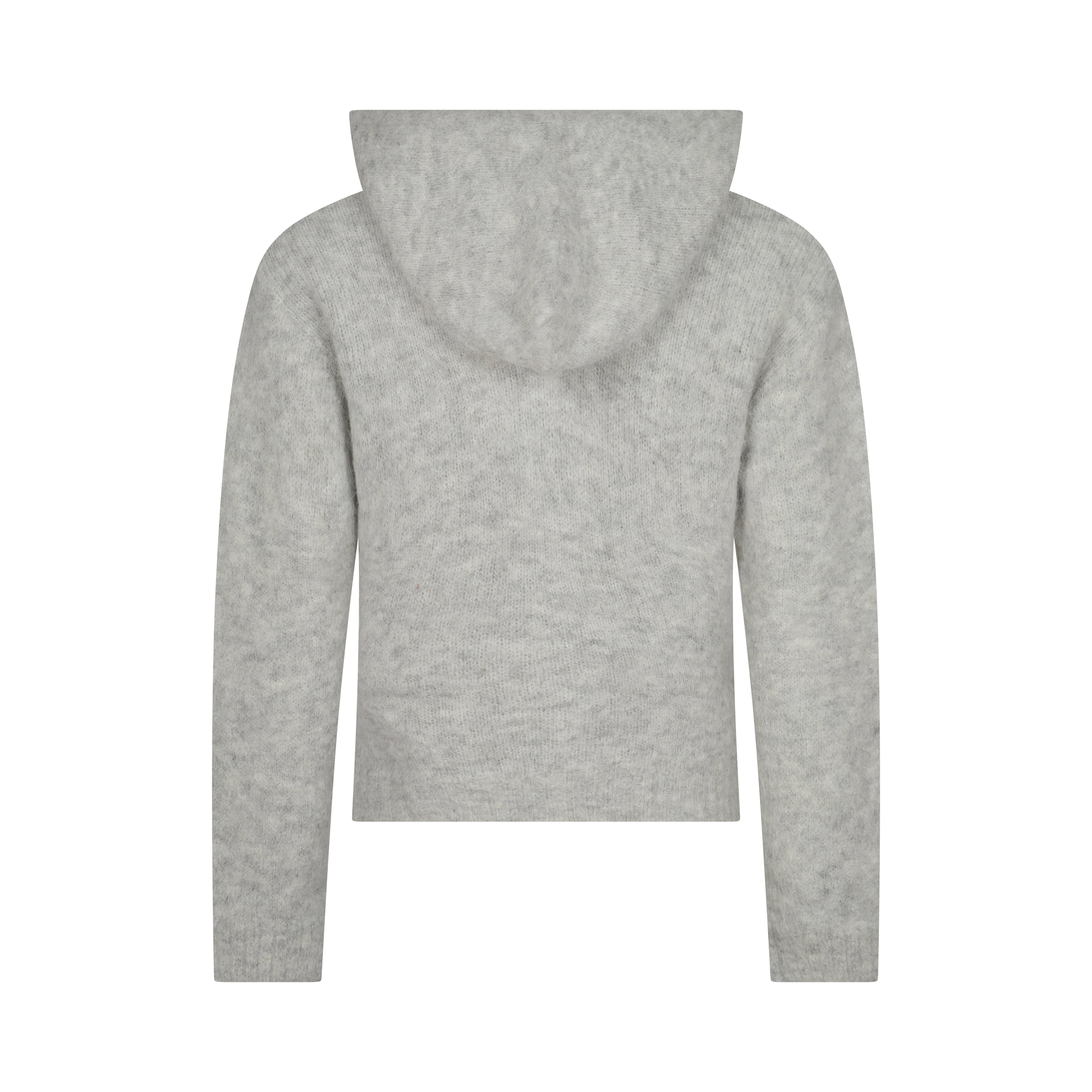 Dual Zip Hoodie - Light Grey