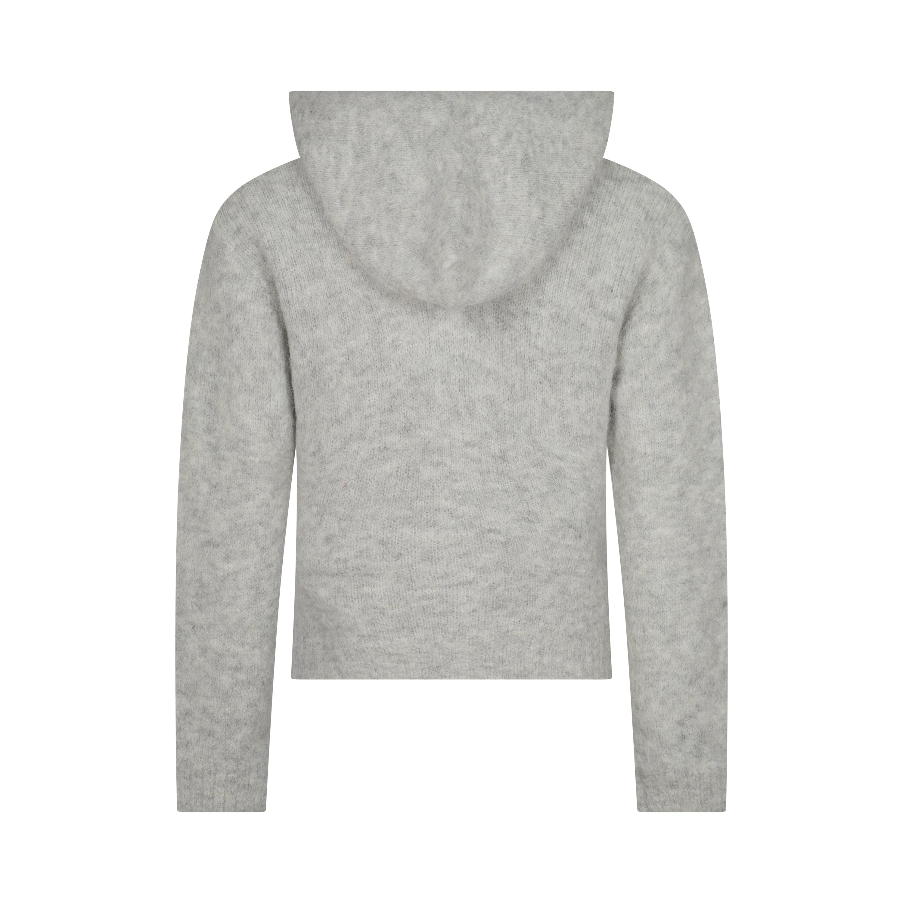 Dual Zip Hoodie - Light Grey