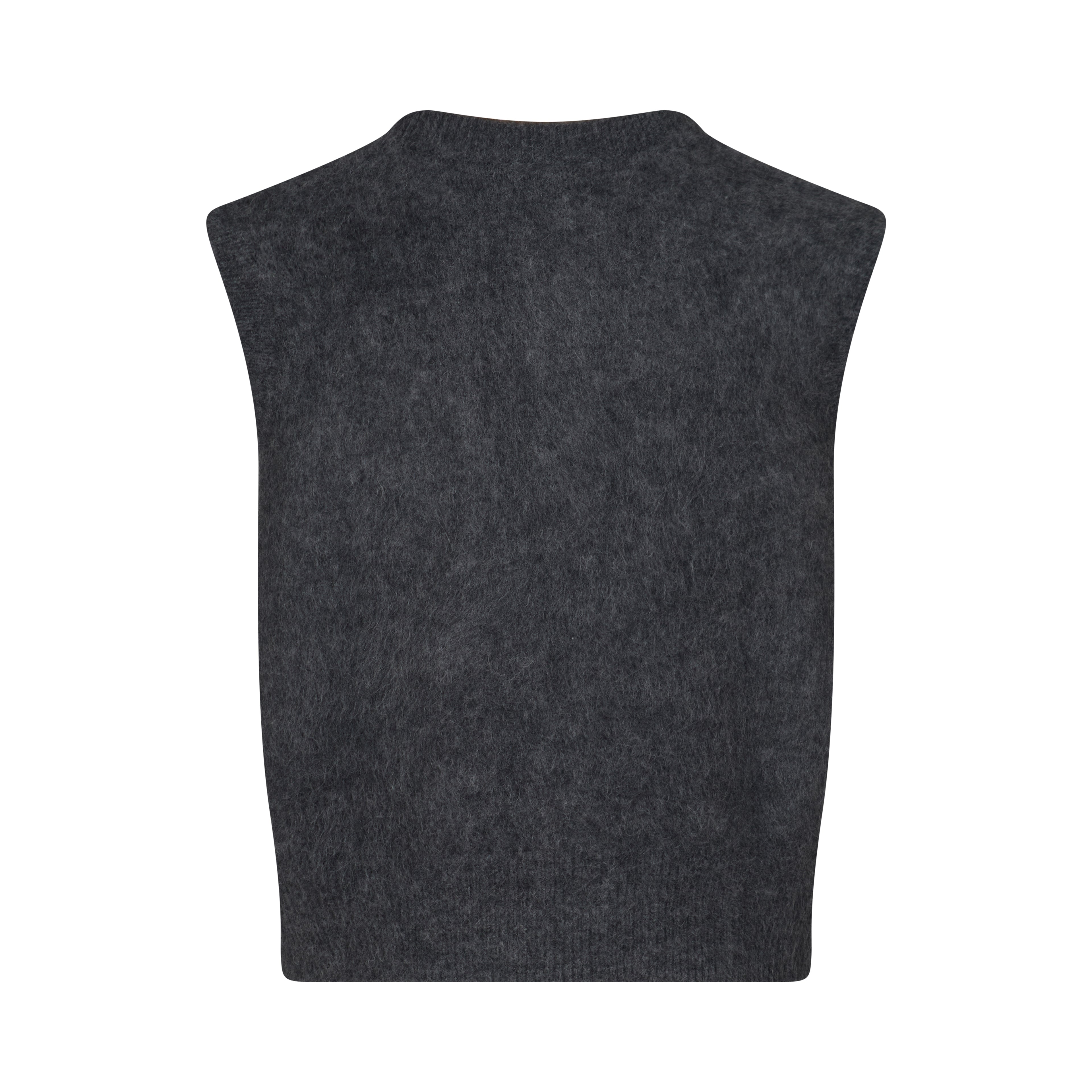 Knit Vest - Dark Grey