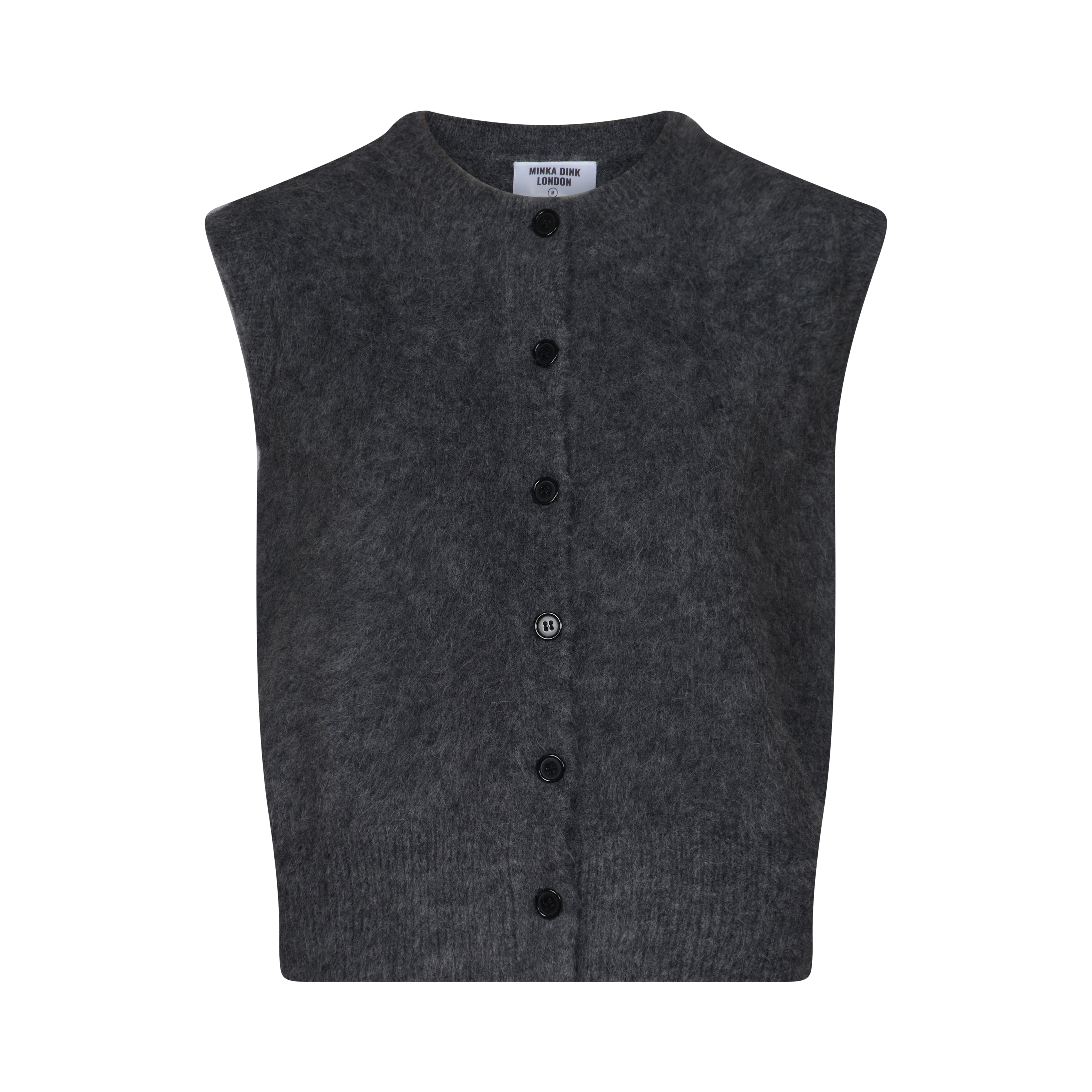 The Knit Vest - Dark Grey
