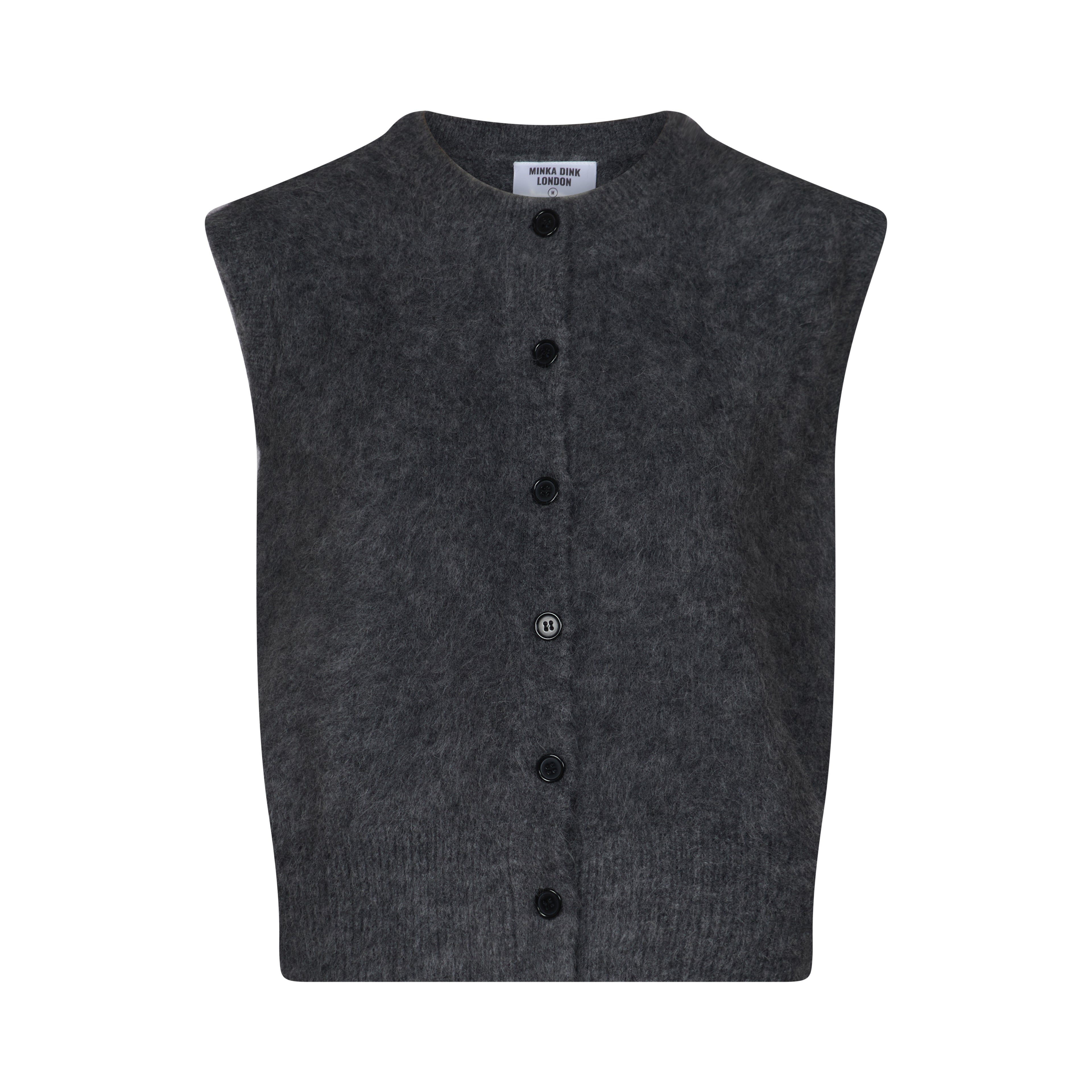 Knit Vest - Dark Grey