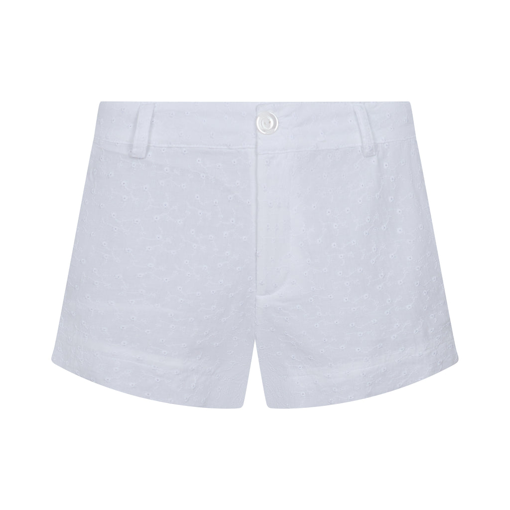 Mini Shorts - White
