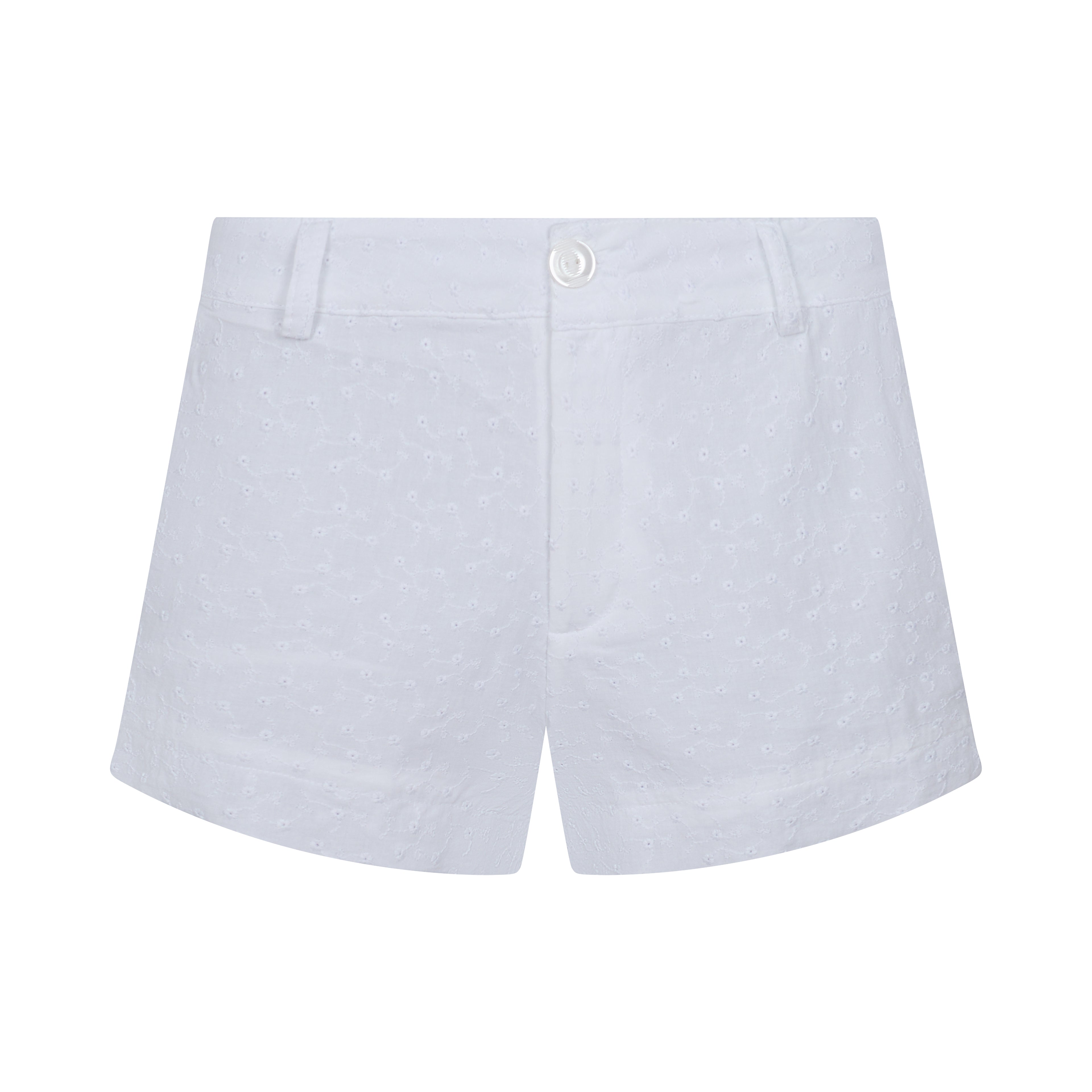 Mini Shorts - White