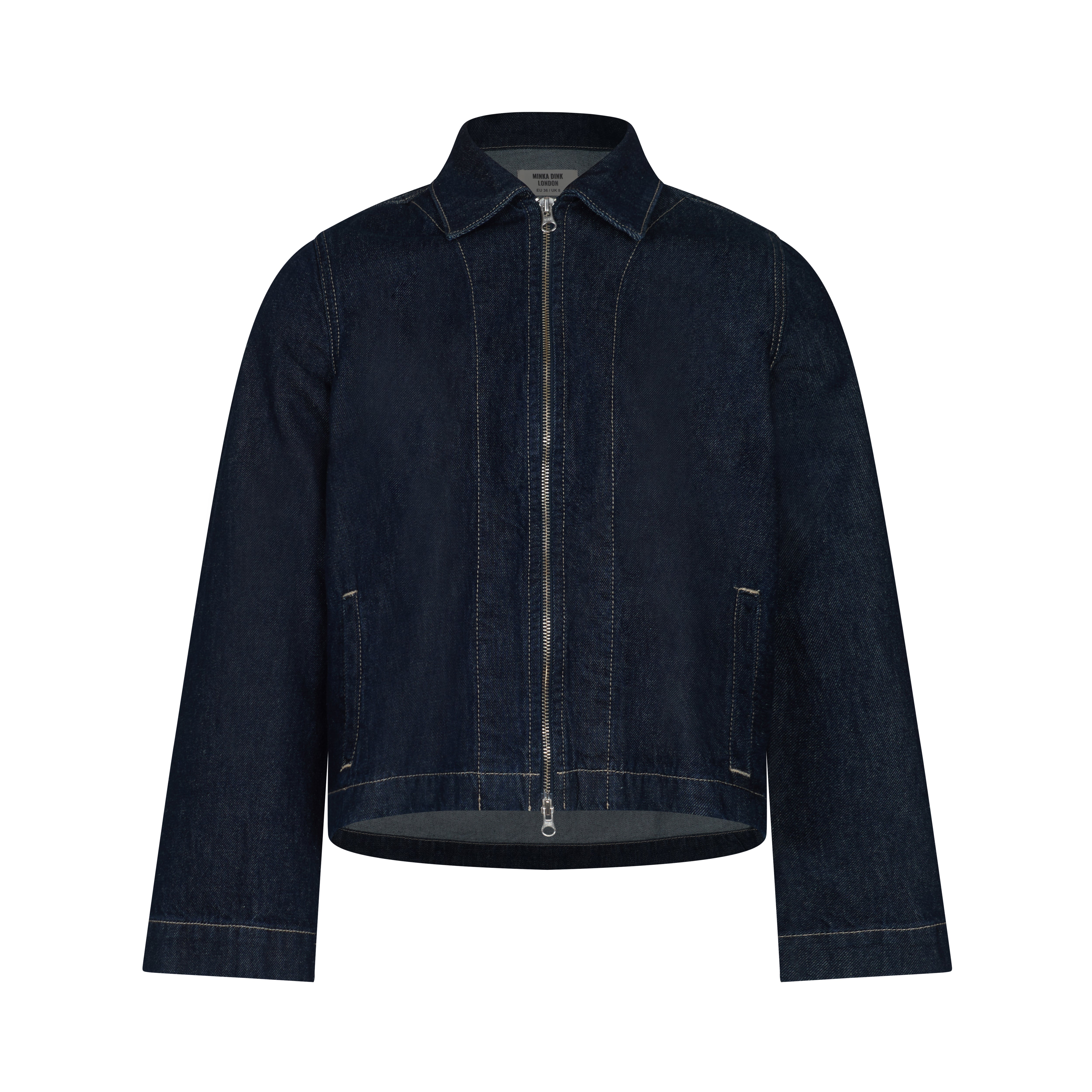 Hani Jacket Dark Wash | Dark Denim Jacket – Minka Dink London