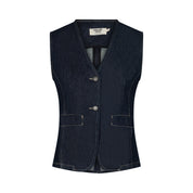 The Hani Waistcoat - Dark Wash