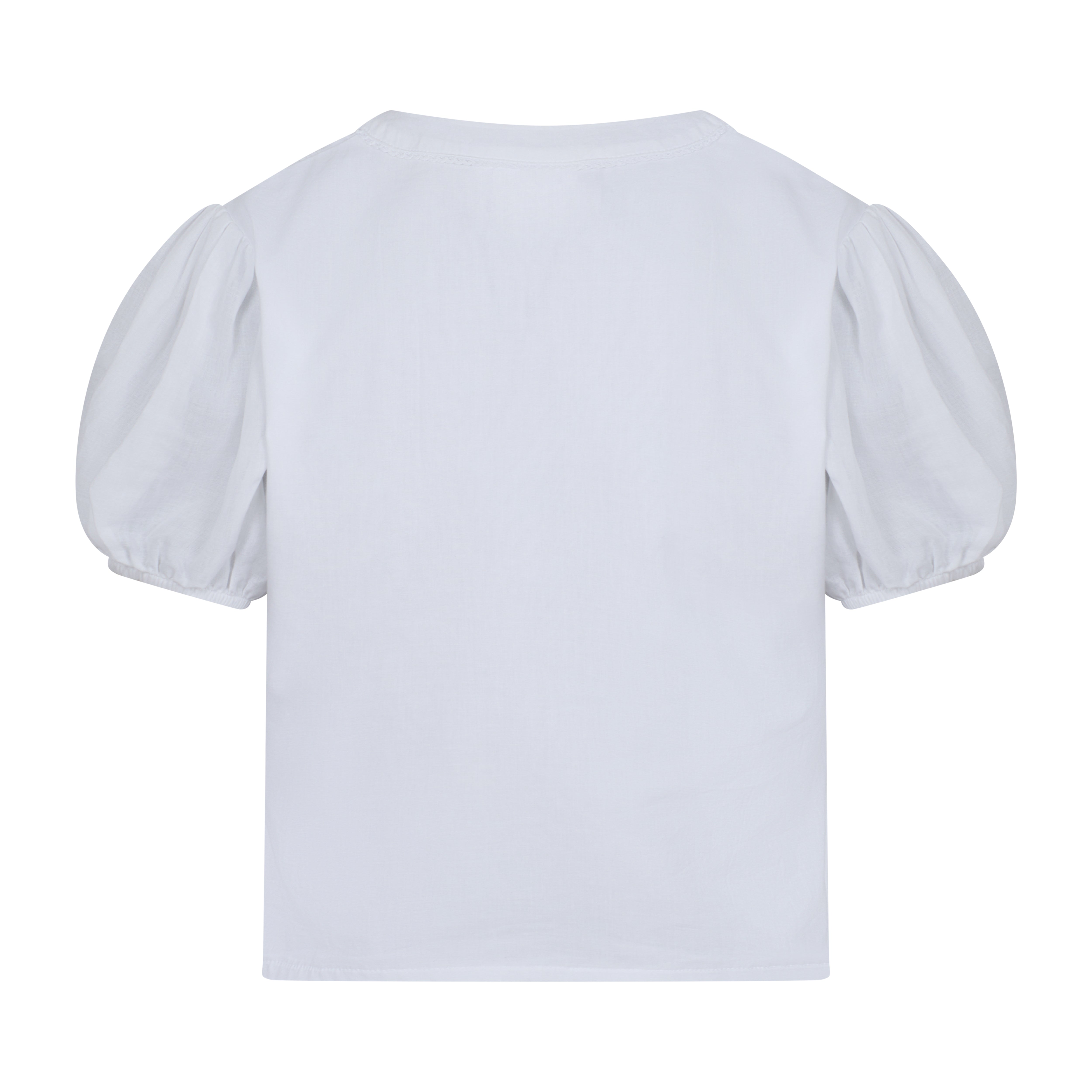 White Emma Blouse | Pleated Blouse – Minka Dink London