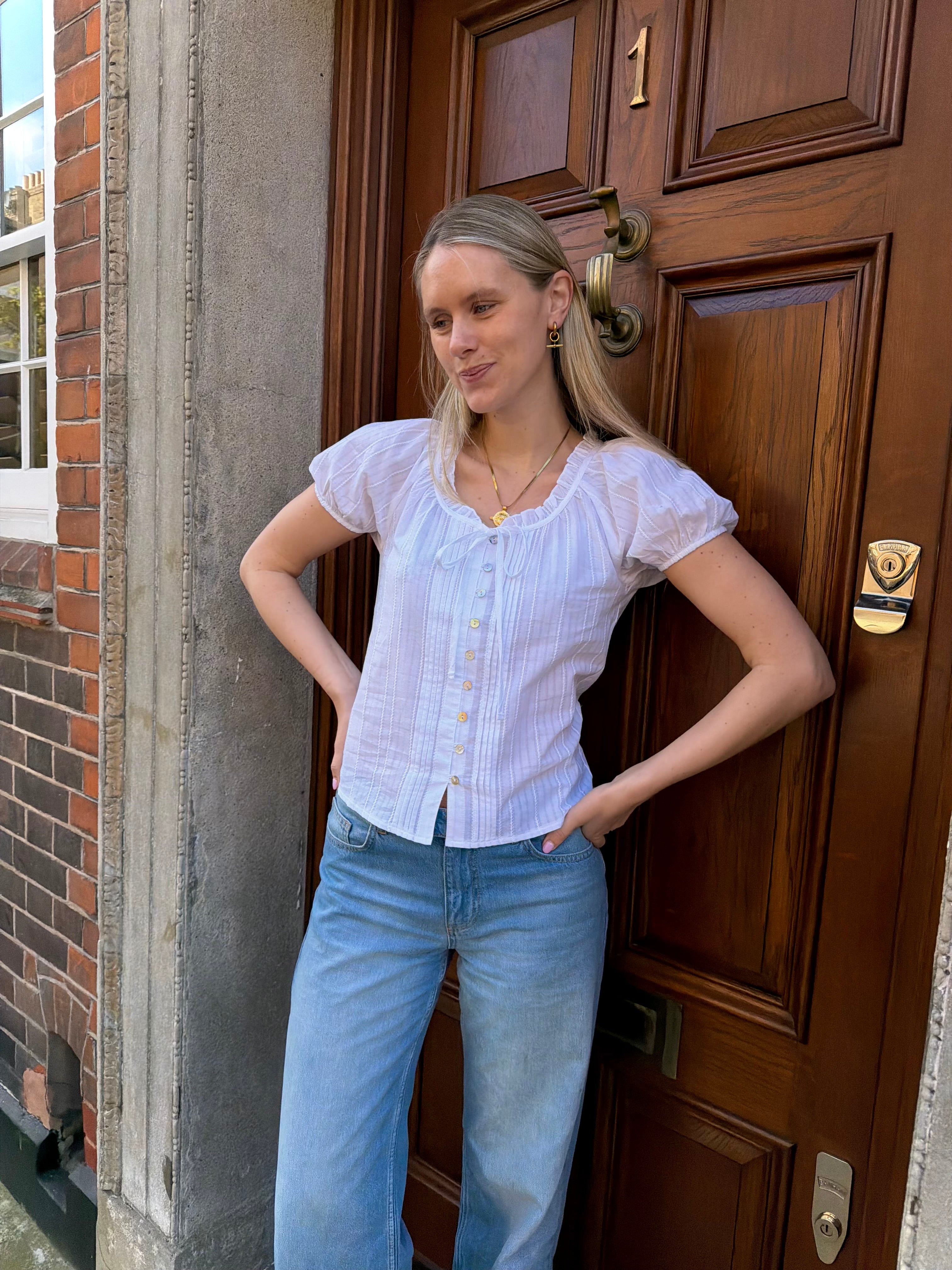 Elodie Blouse - White