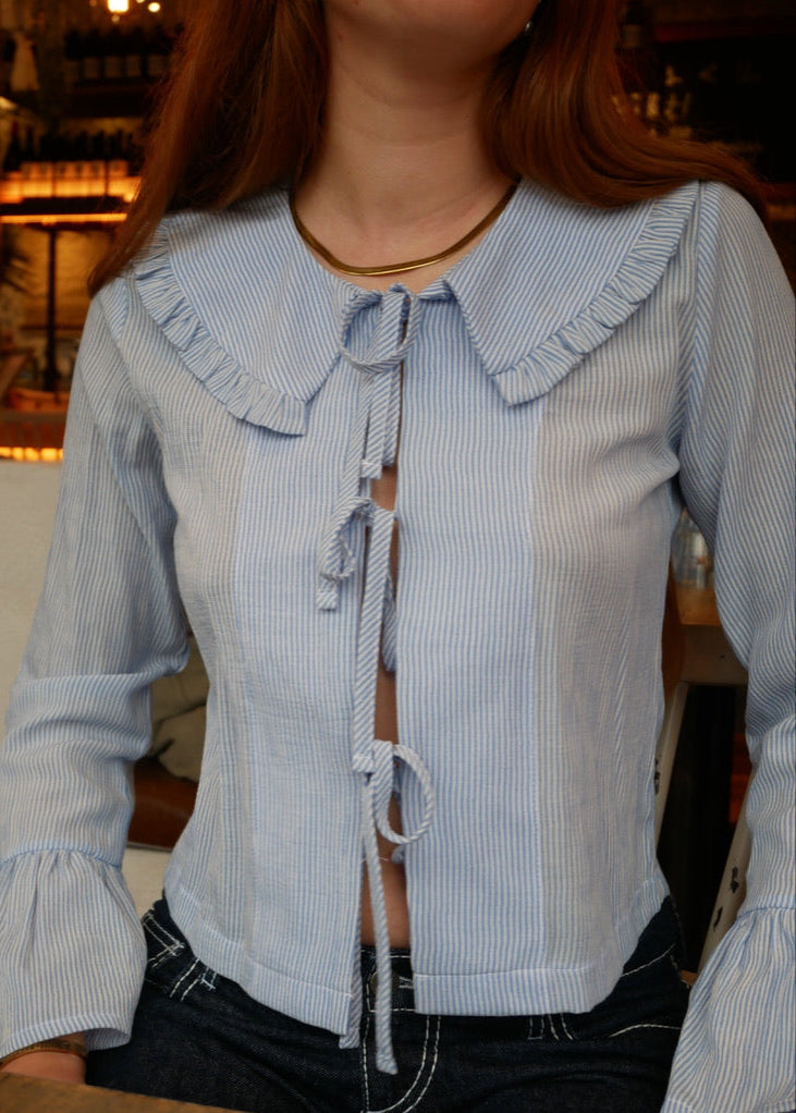 The Sadie Shirt - Baby Blue