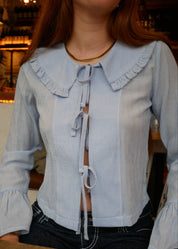 The Sadie Shirt - Baby Blue