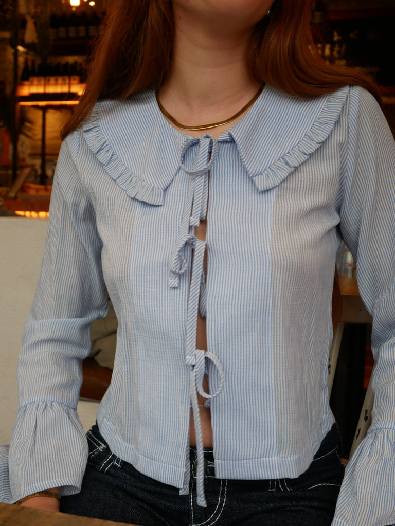 The Sadie Shirt - Baby Blue