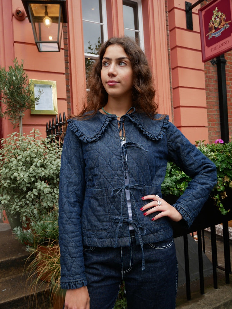 Denim Quilted Jacket
