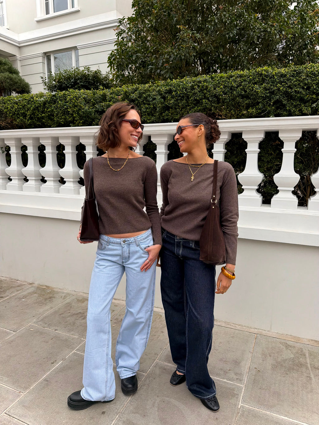 Mia Knit Top - Brown