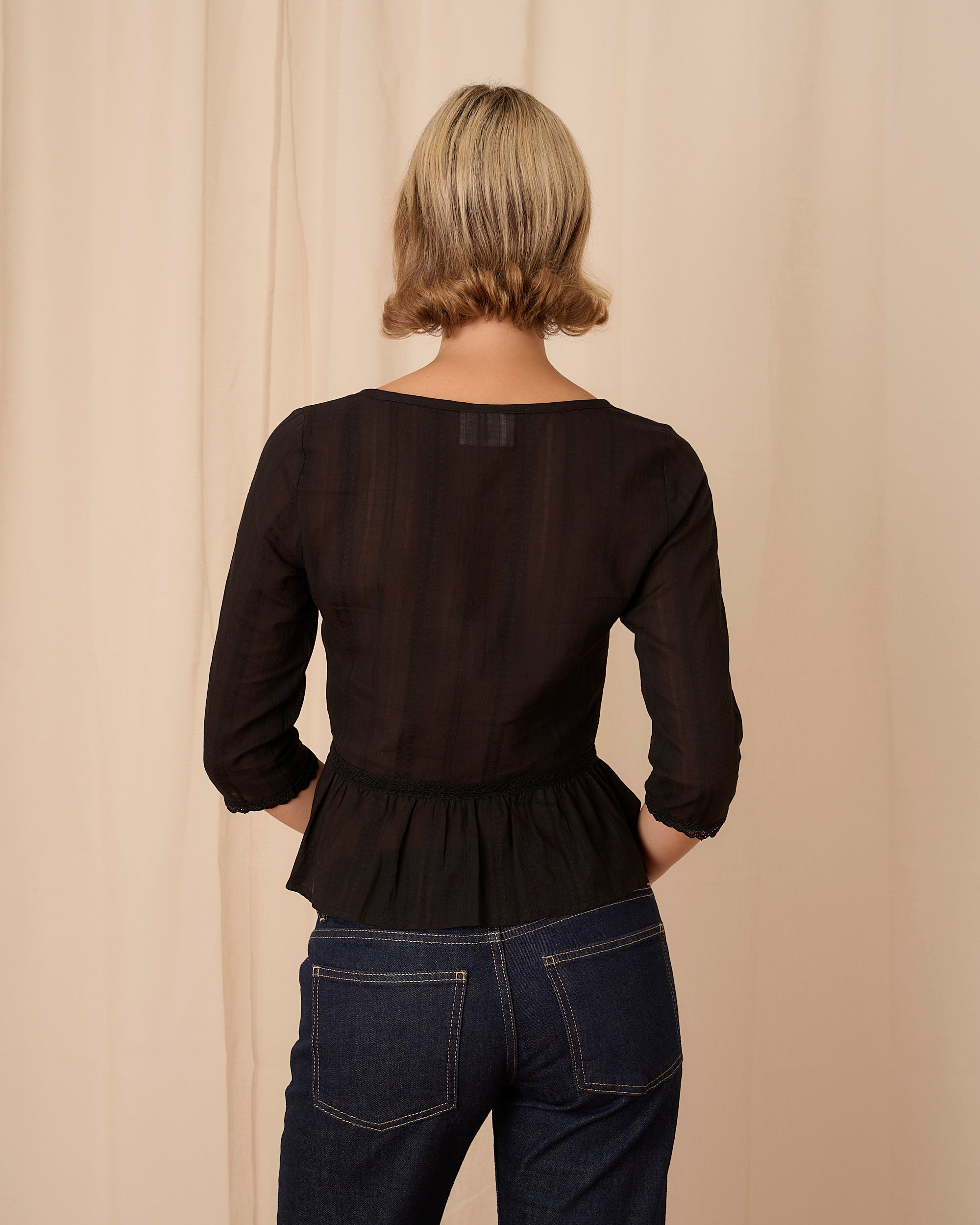 Alba Blouse - Black