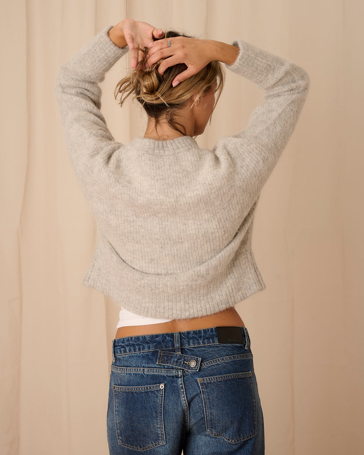 Dual Zip Bomber - Light Grey