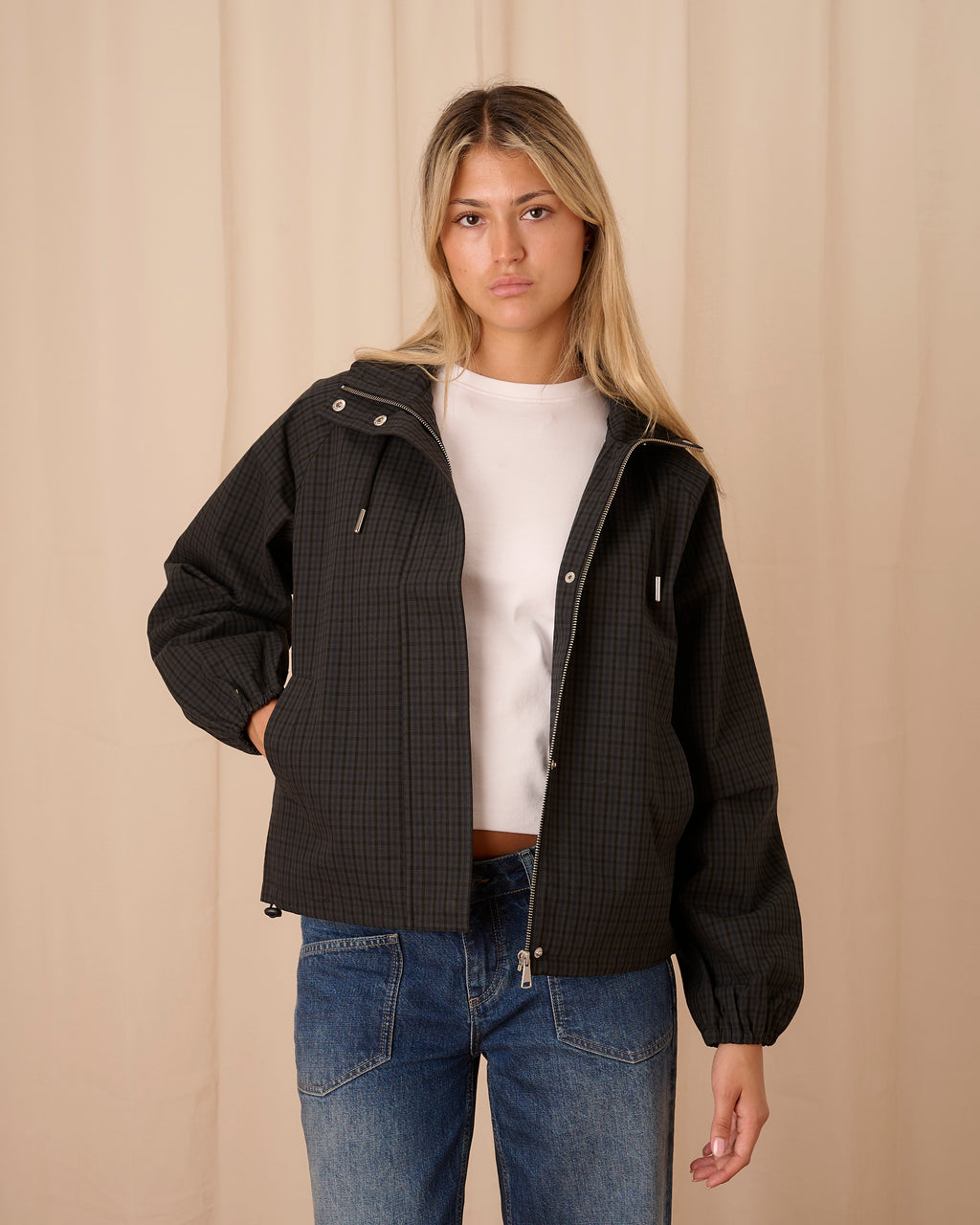 Juno Jacket - Dark Check