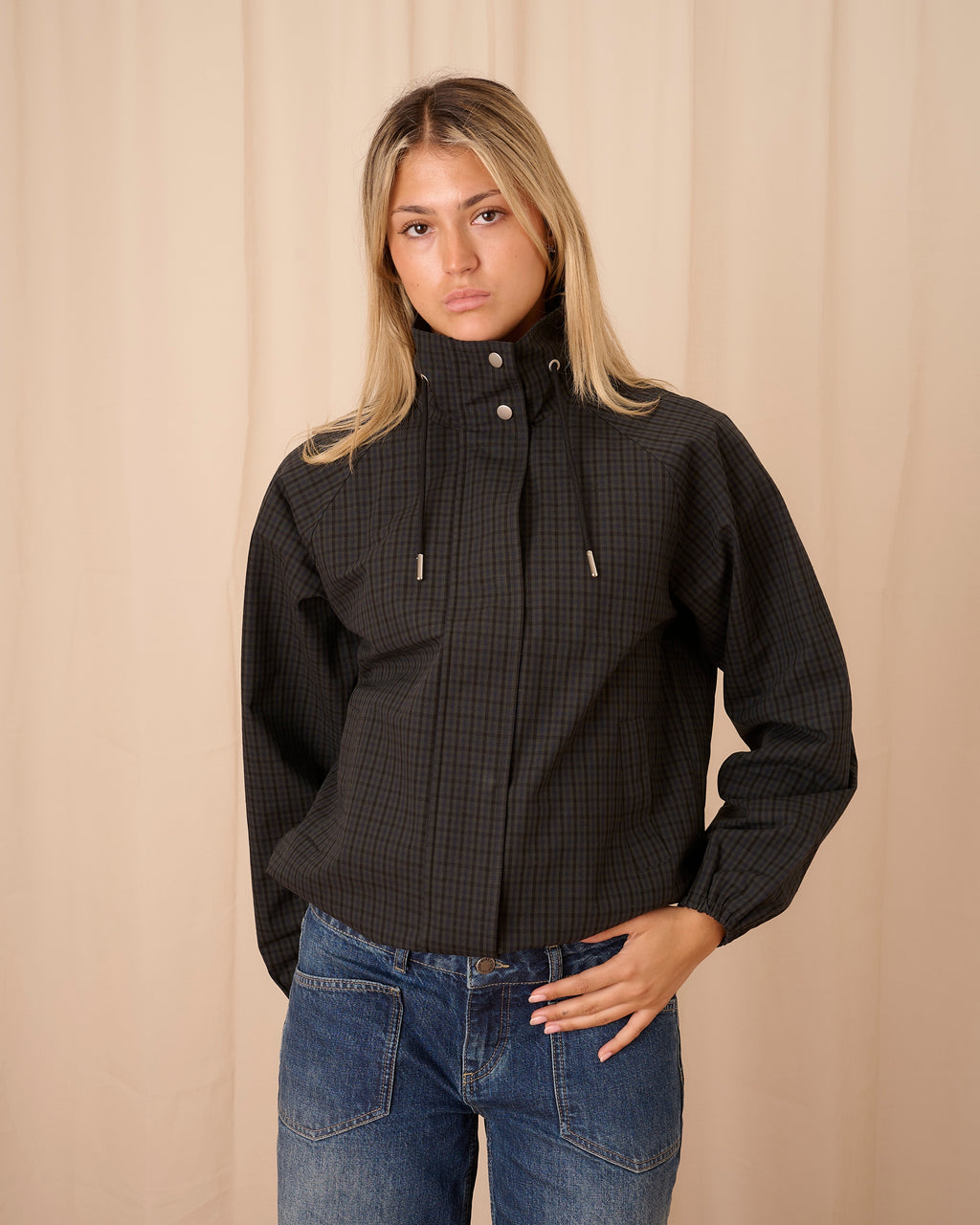Juno Jacket - Dark Check