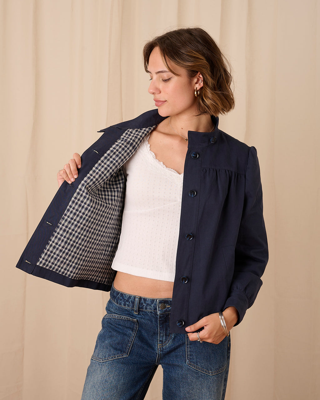 Eleni Jacket - Navy
