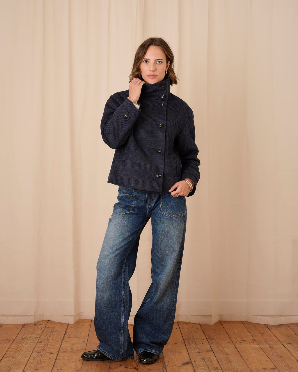 Maude Coat - Navy