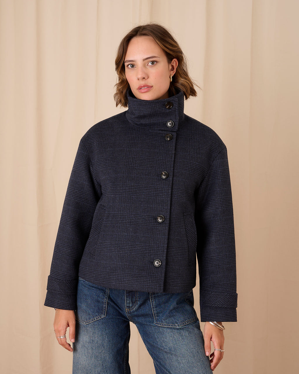 Maude Coat - Navy