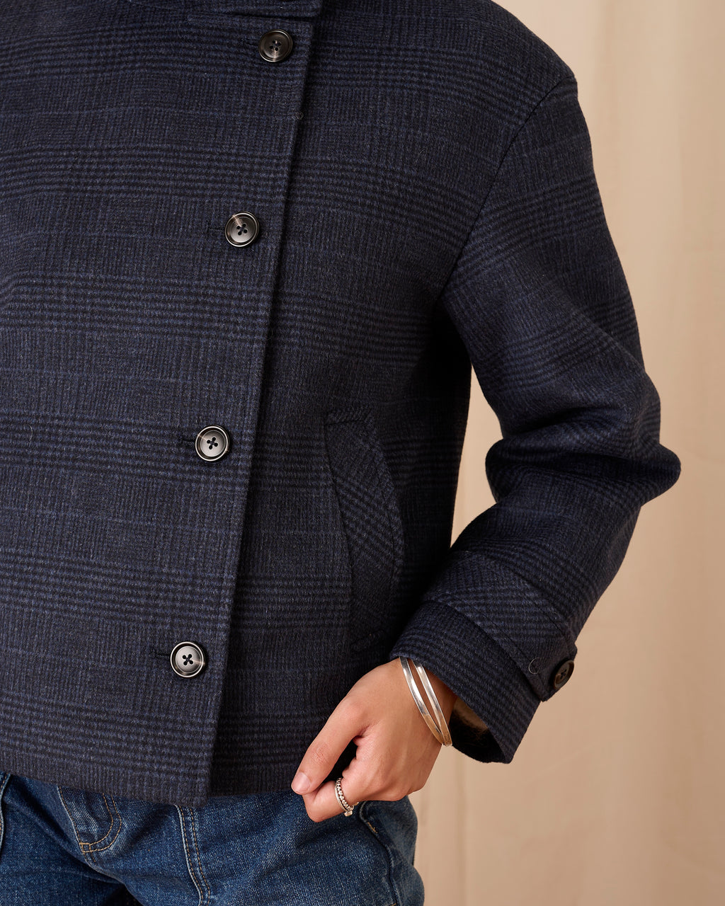 Maude Coat - Navy