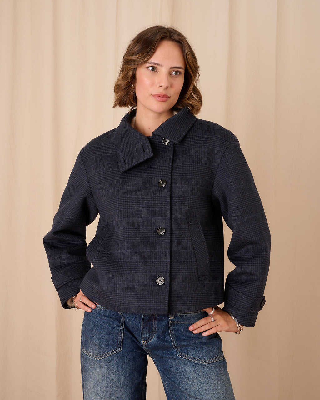 Maude Coat - Navy