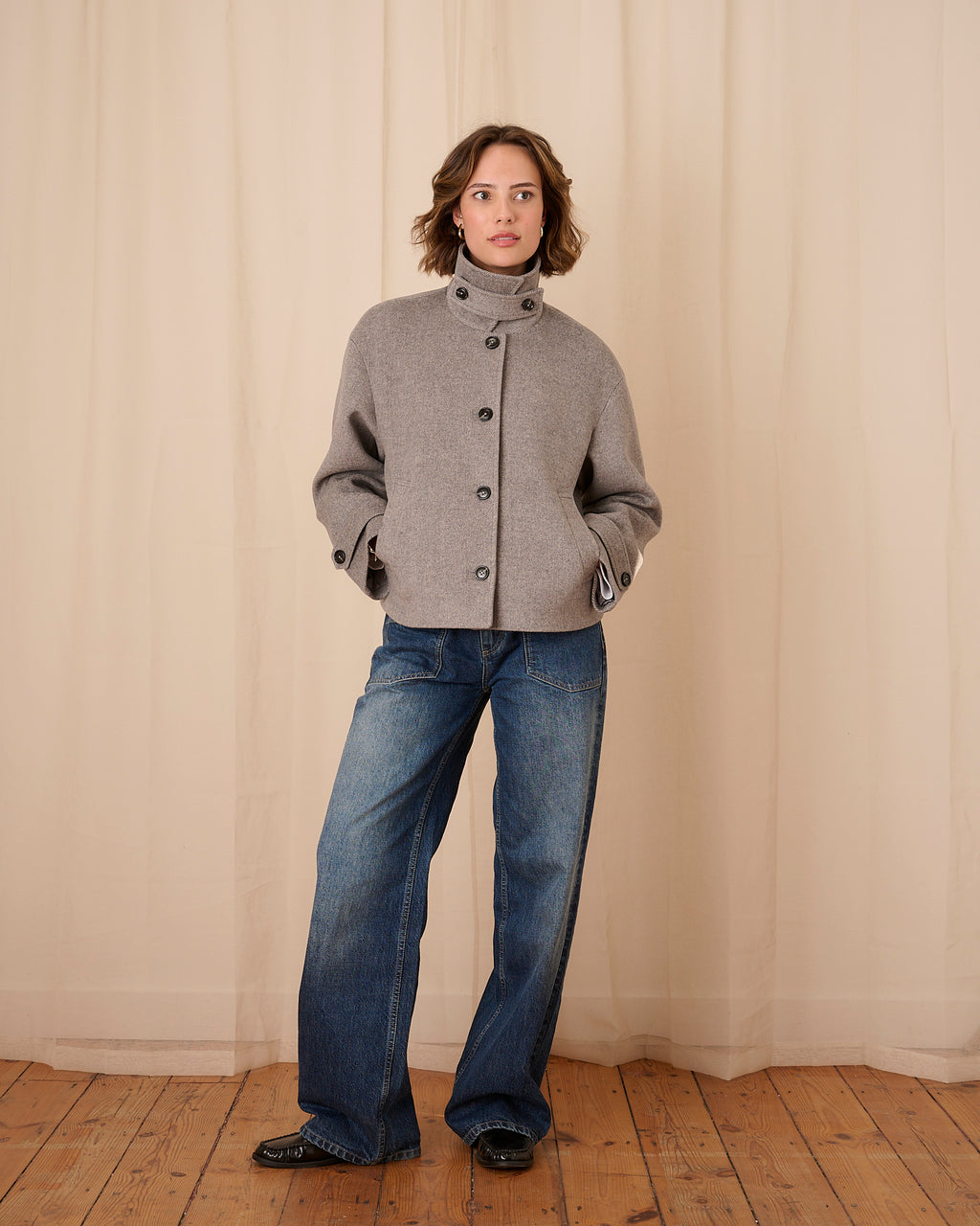 Flora Coat - Grey