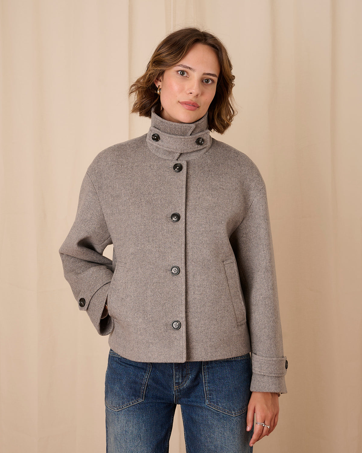 Flora Coat - Grey