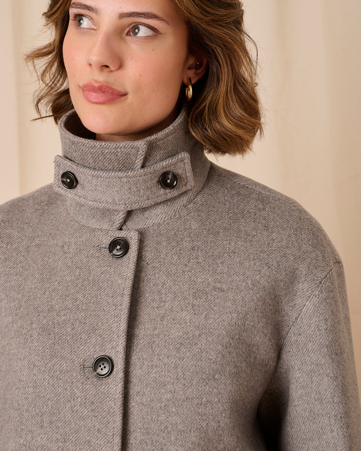 Flora Coat - Grey