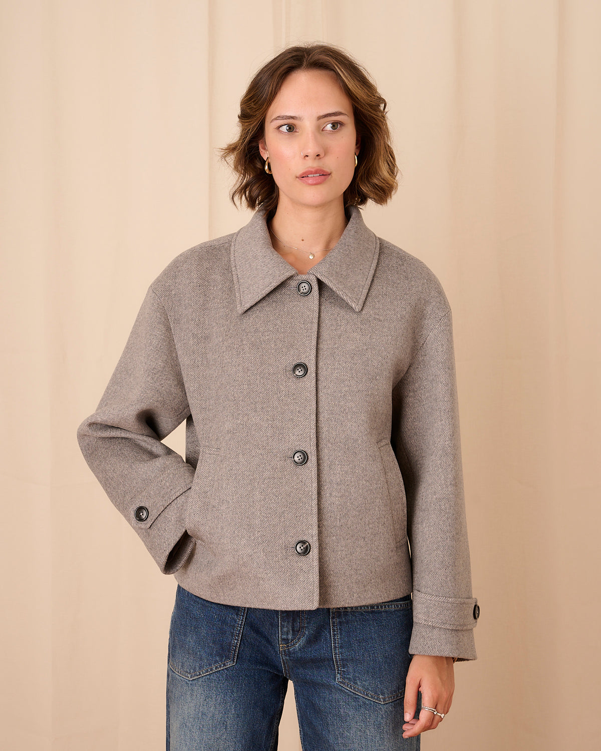 Flora Coat - Grey