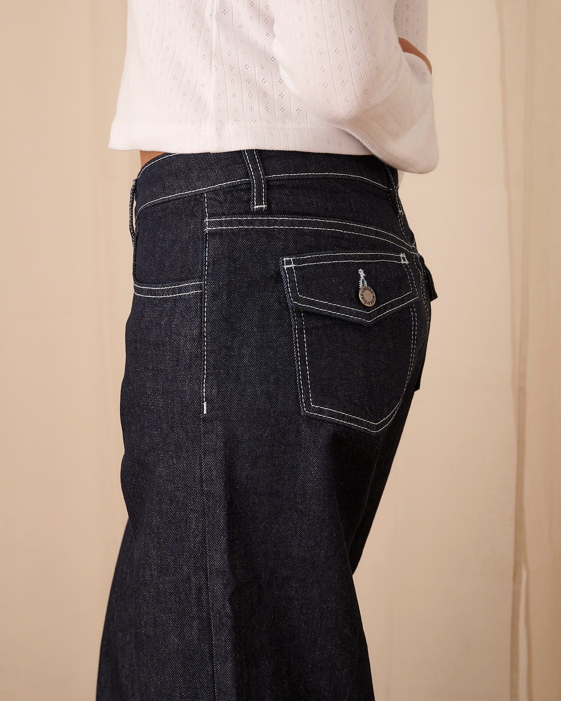 Nina Jeans - Indigo & White