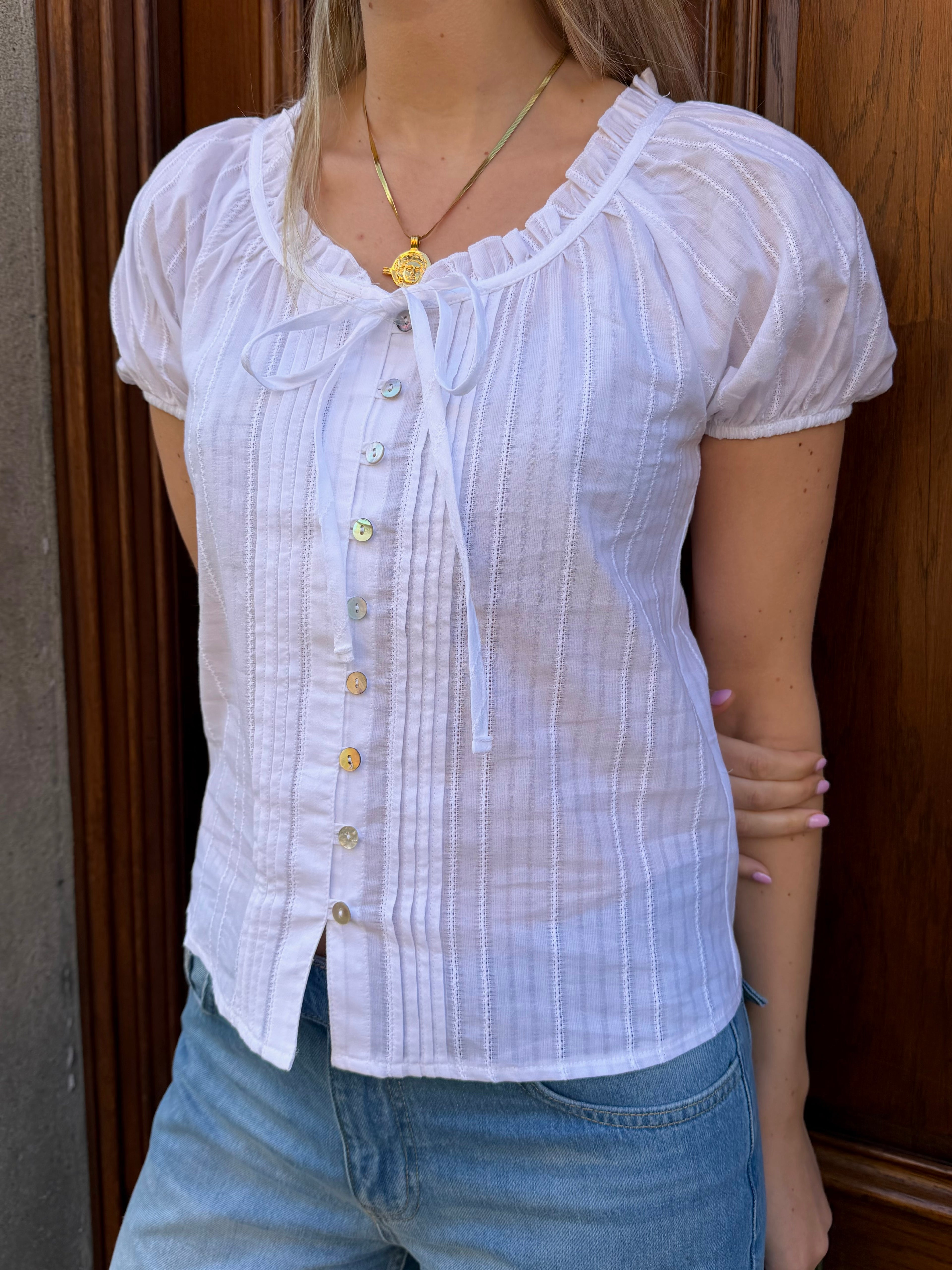 Elodie Blouse - White