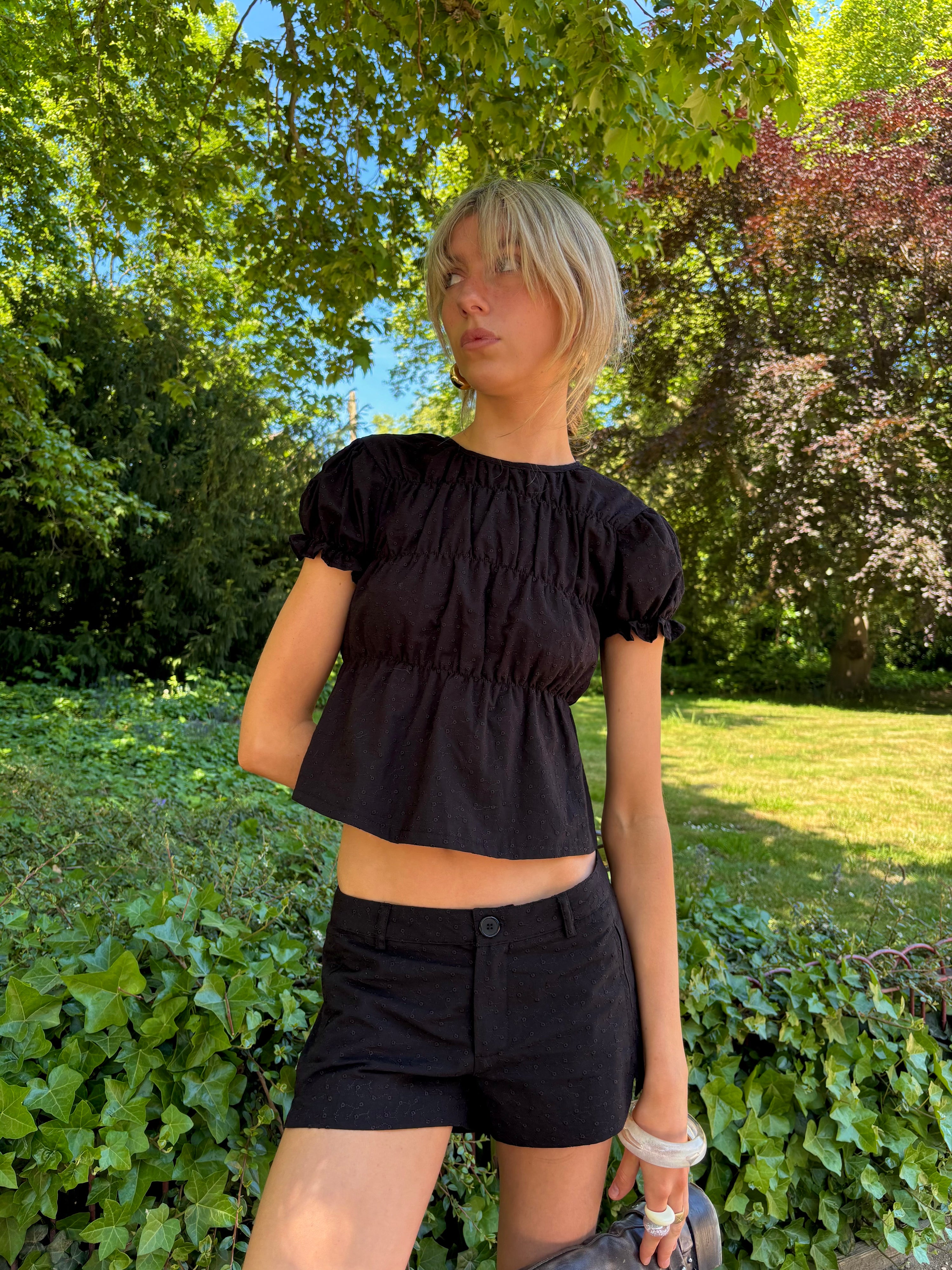 The Etta Blouse - Black