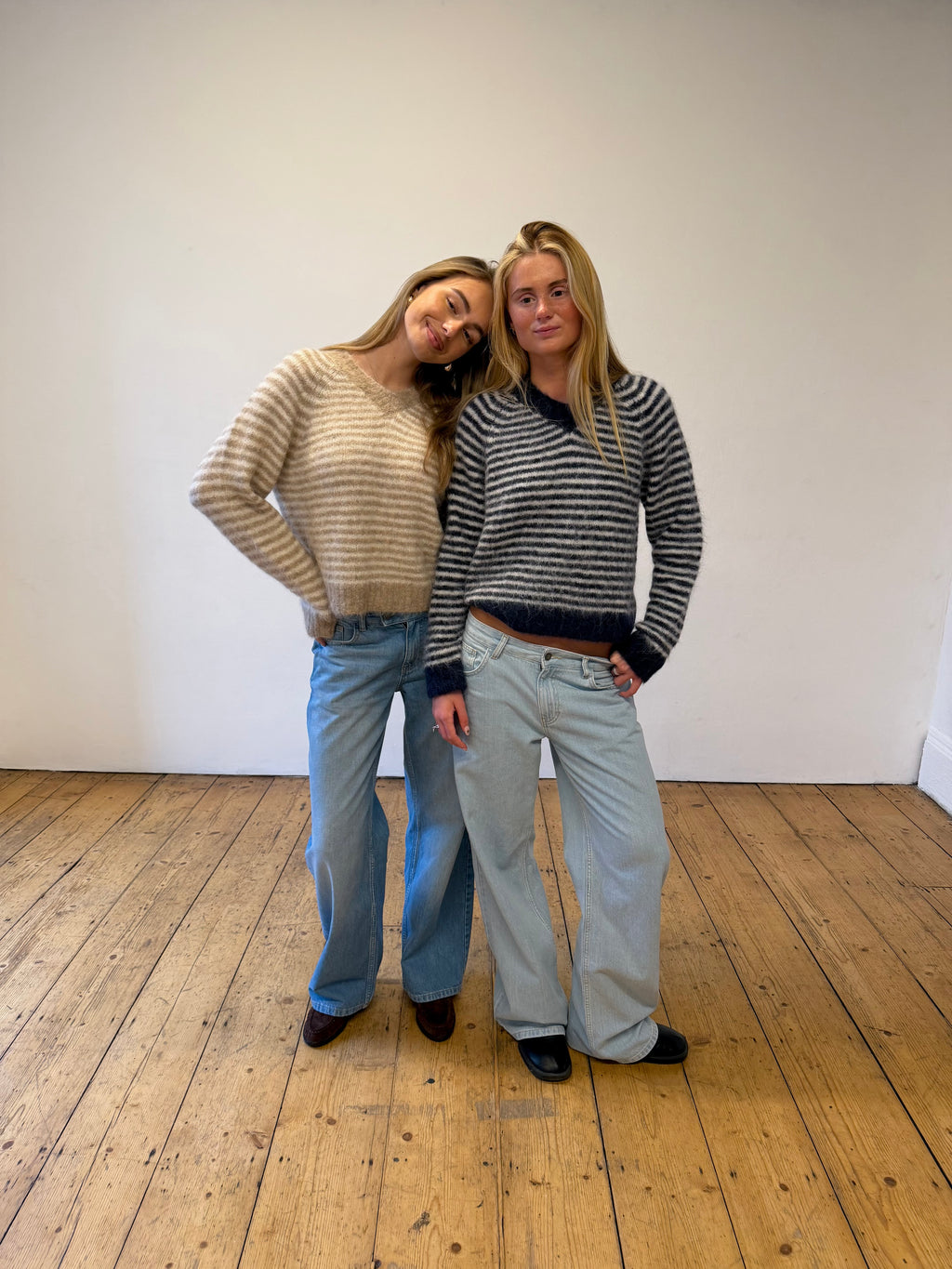 Orla Jumper - Navy Stripe