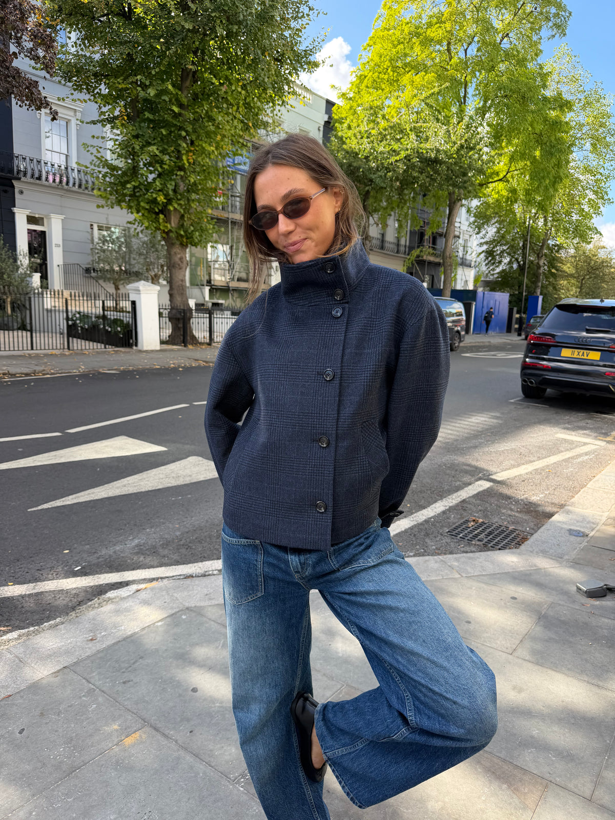 Maude Coat - Navy
