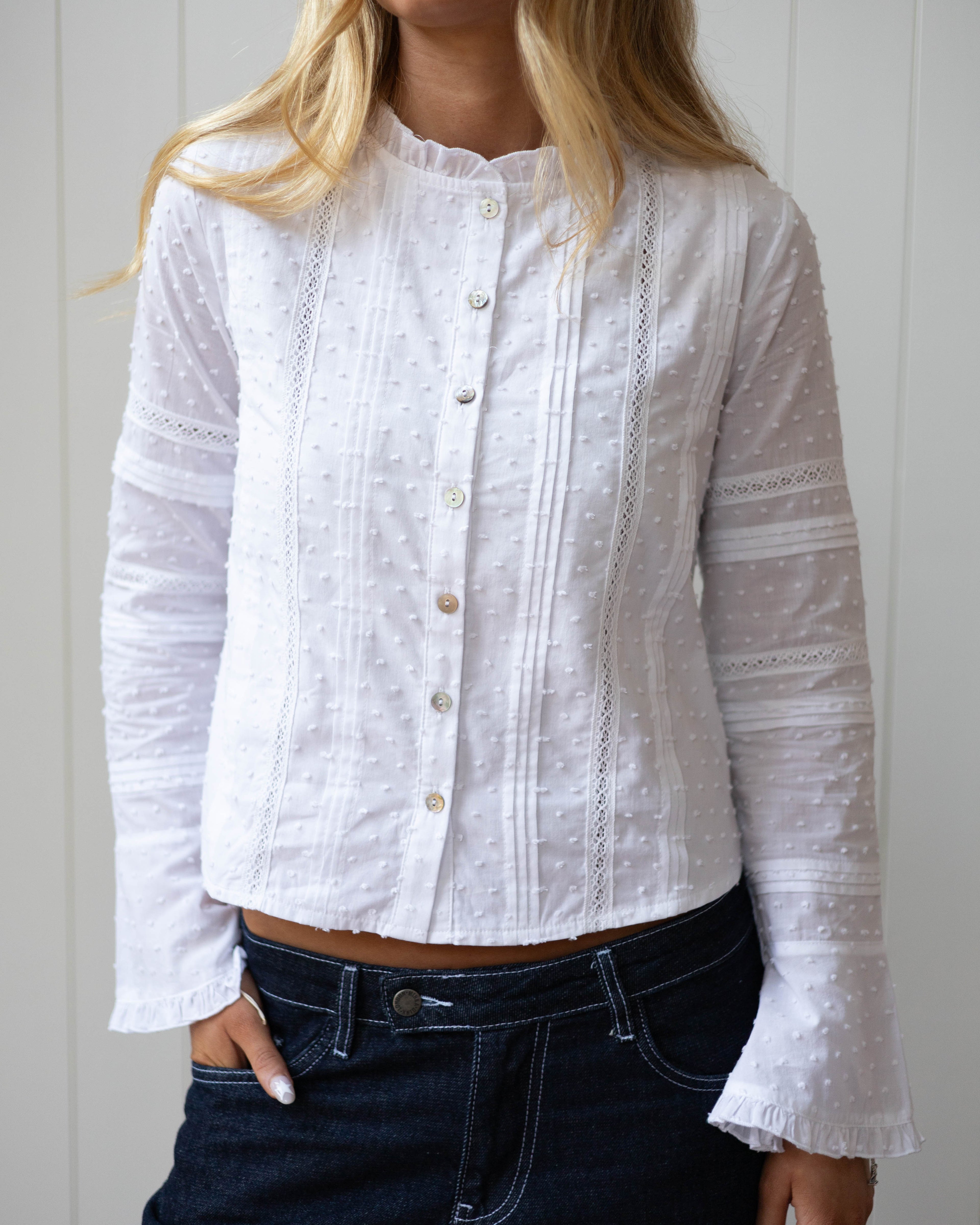 Callie Blouse - White