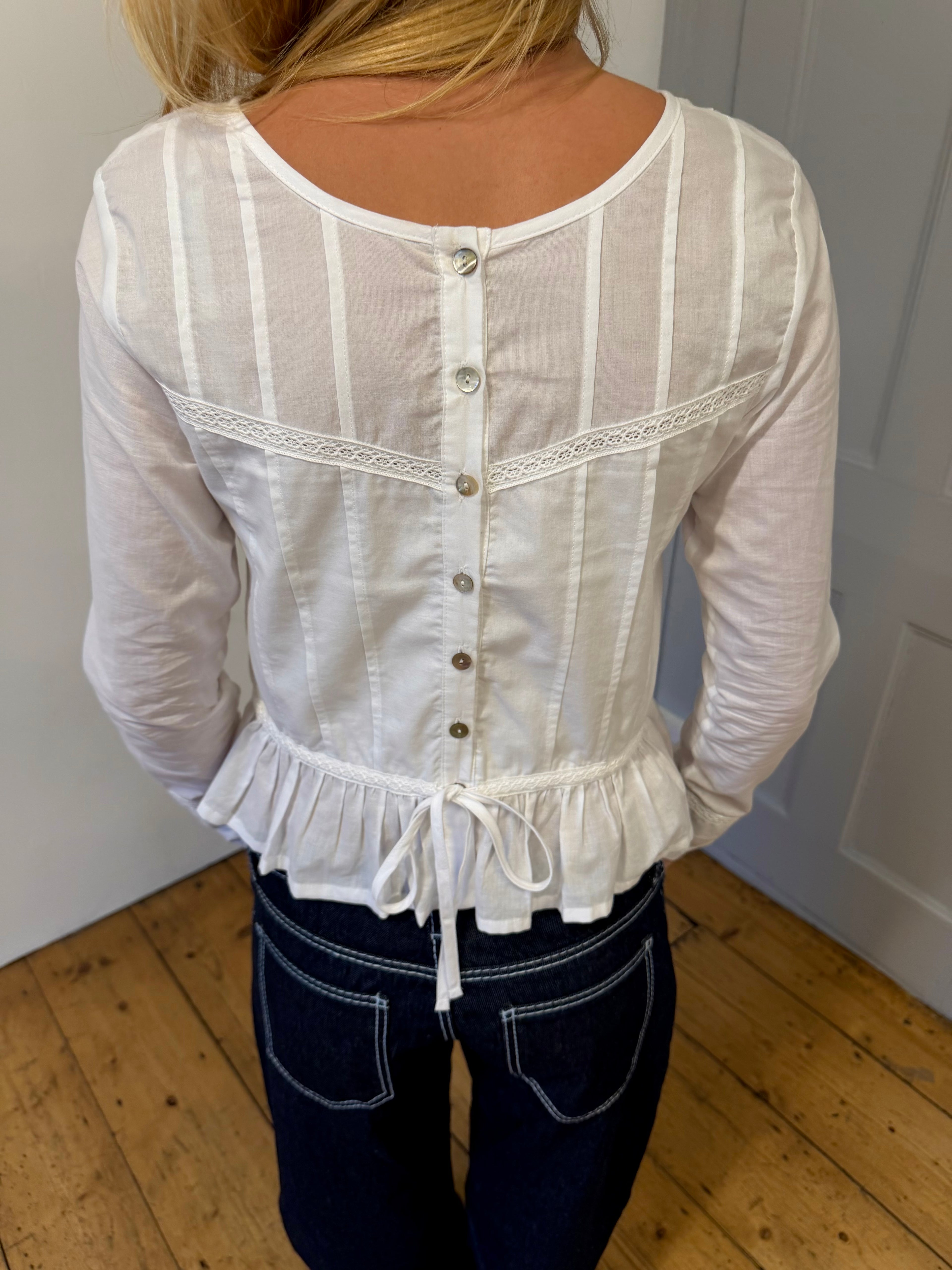 Mina Blouse - White