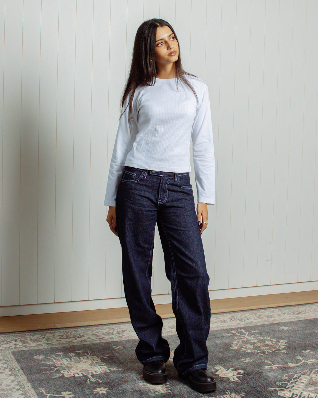 Long Sleeve Tee - White