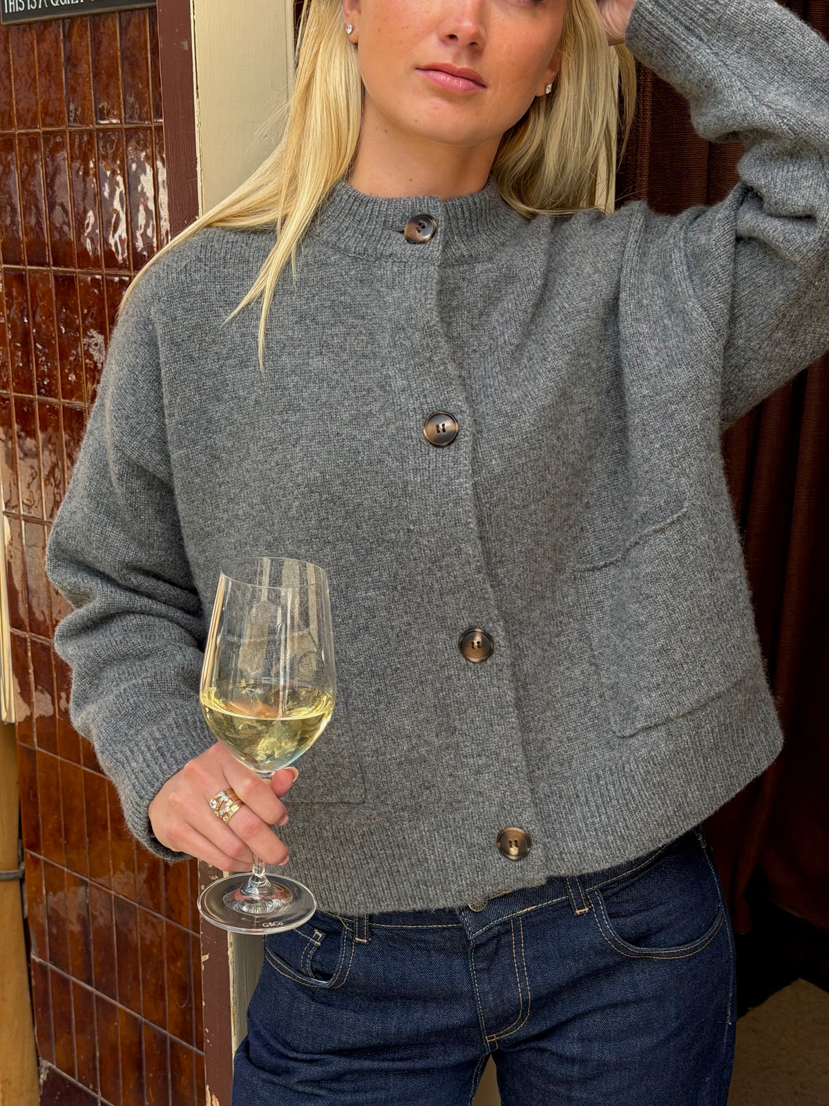 Amelie Cardigan - Grey
