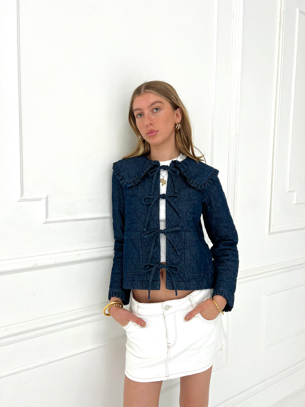 Denim Quilted Jacket