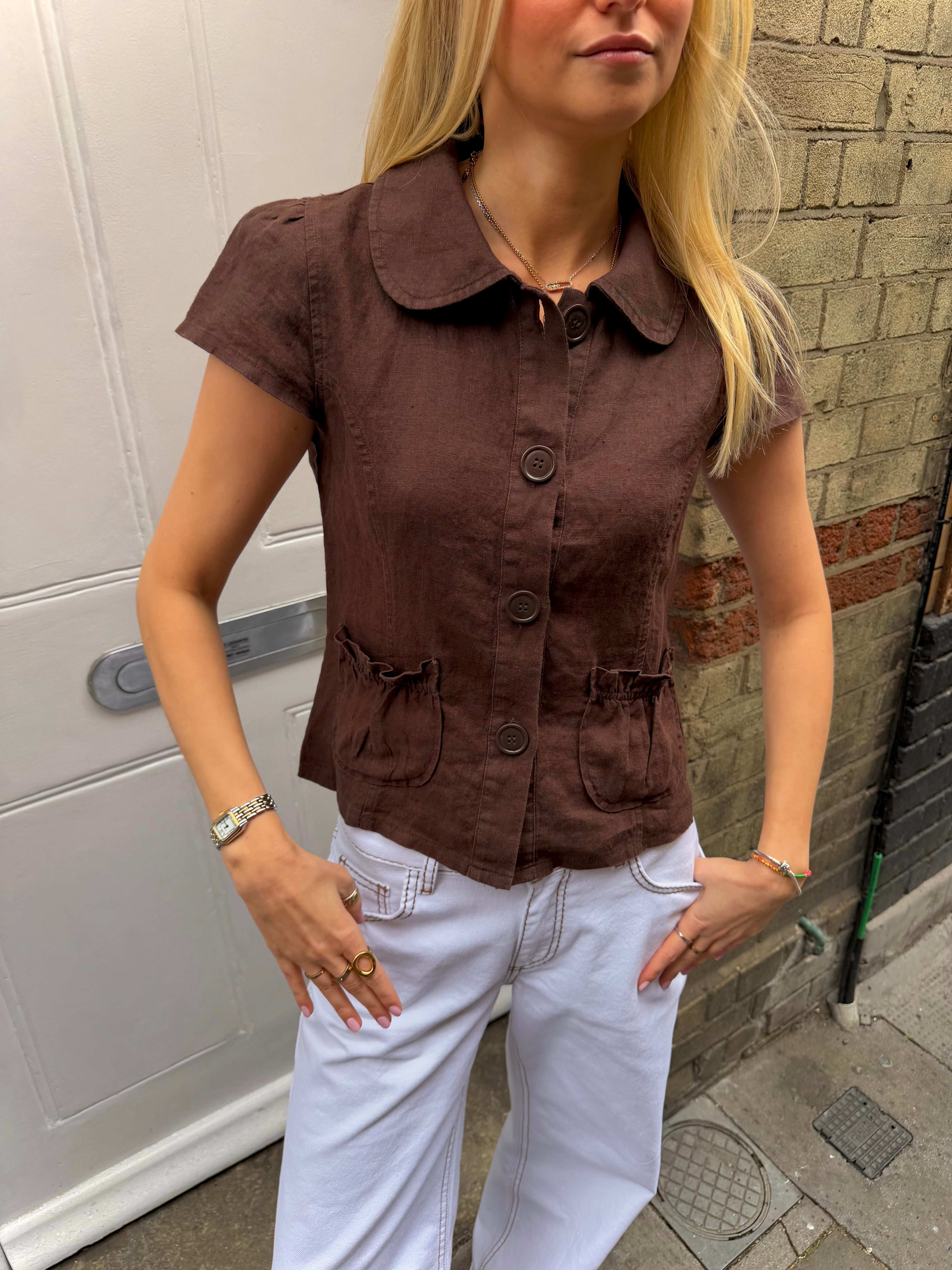 Margot Top - Brown