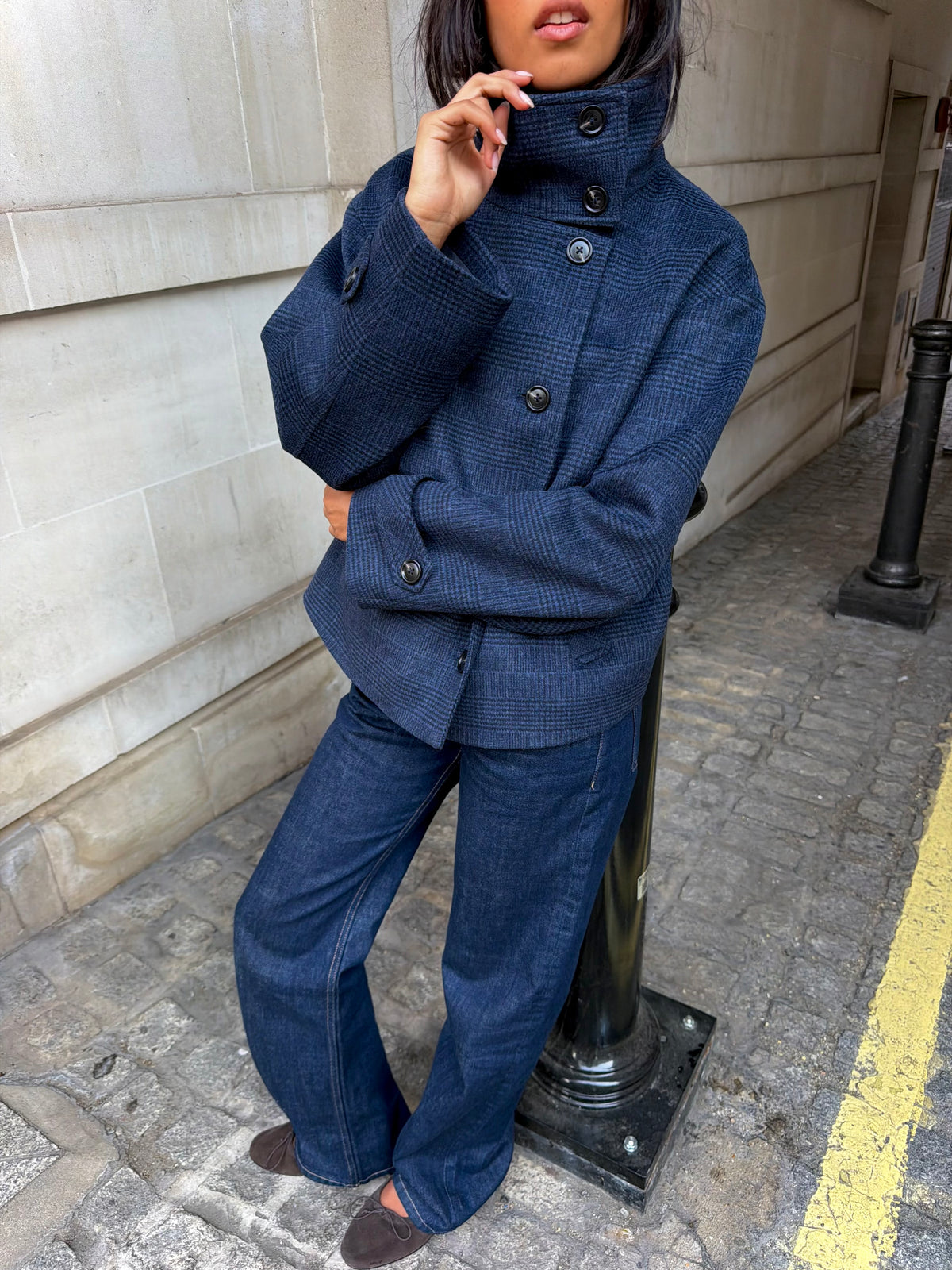 Maude Coat - Navy