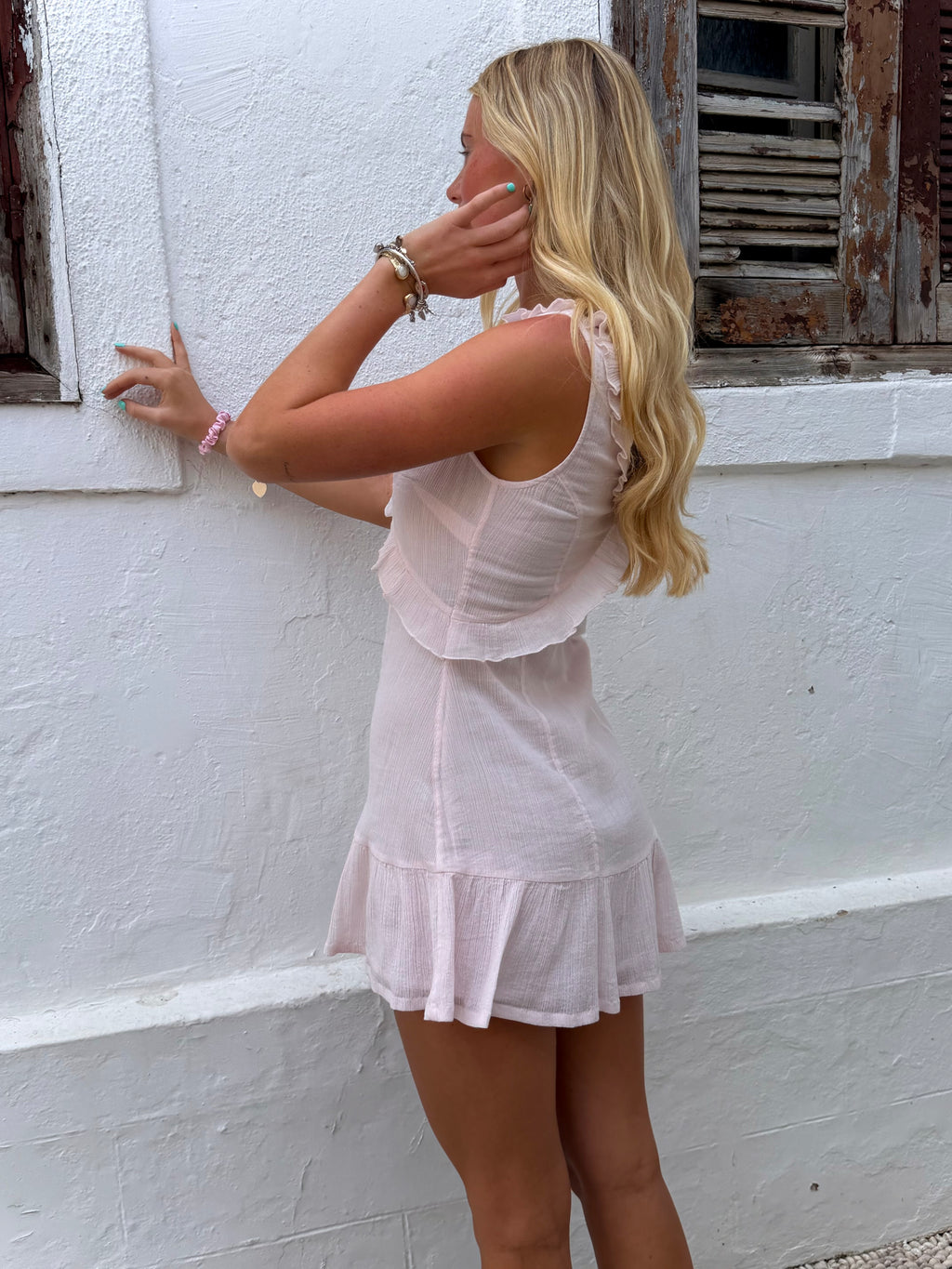 Suki Dress - Baby Pink