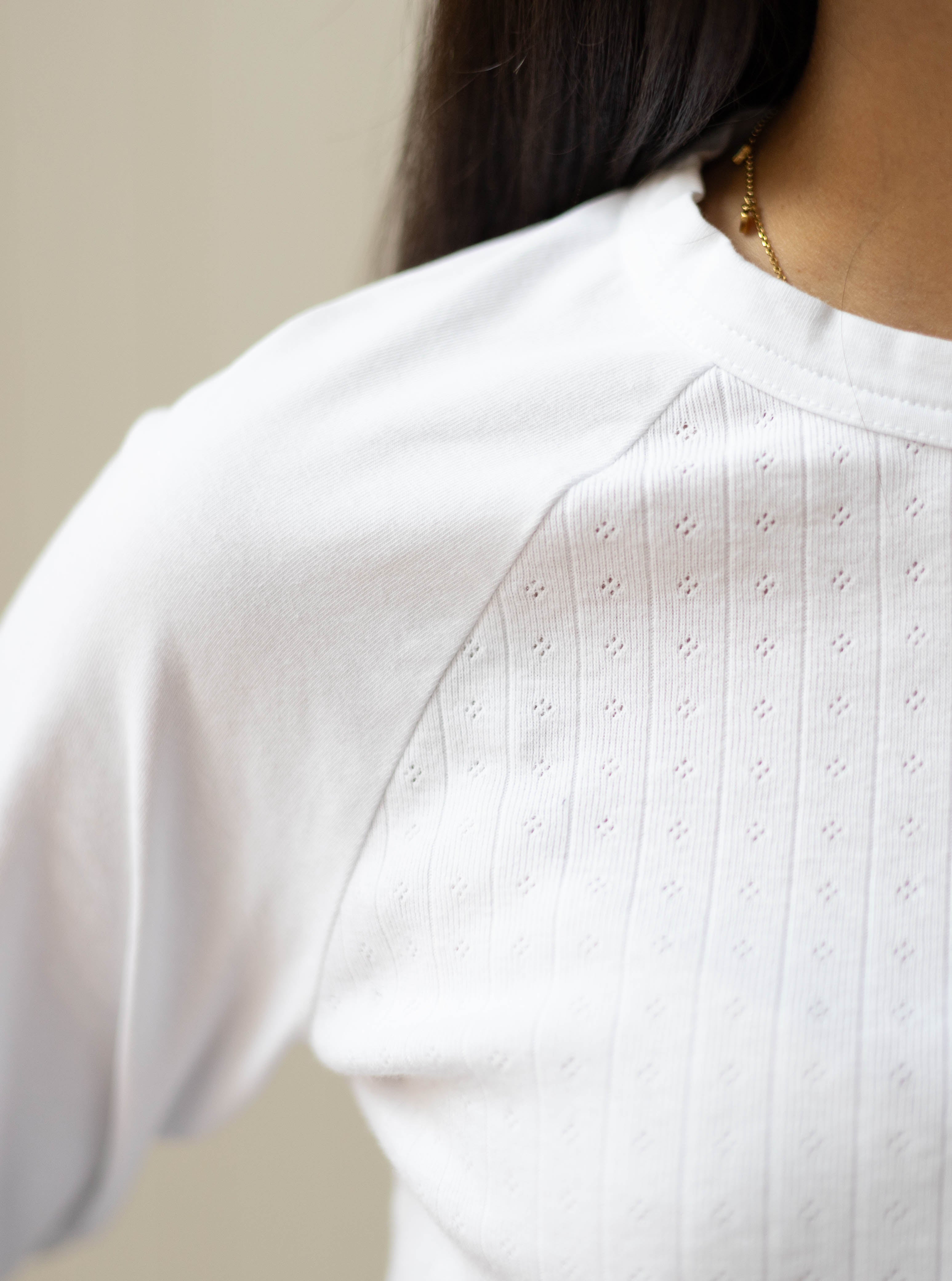 Long Sleeve Tee - White