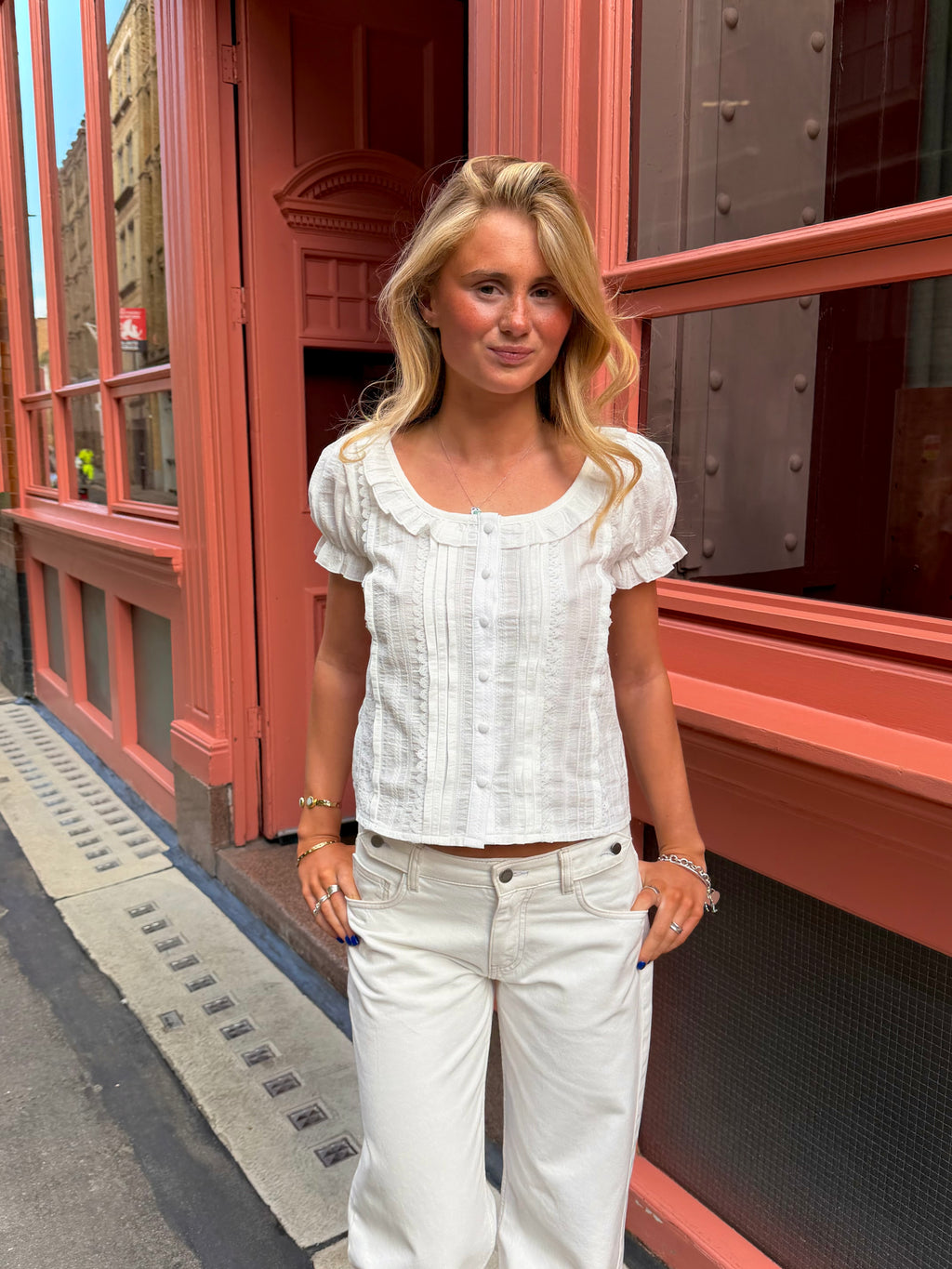 Ines Blouse - White